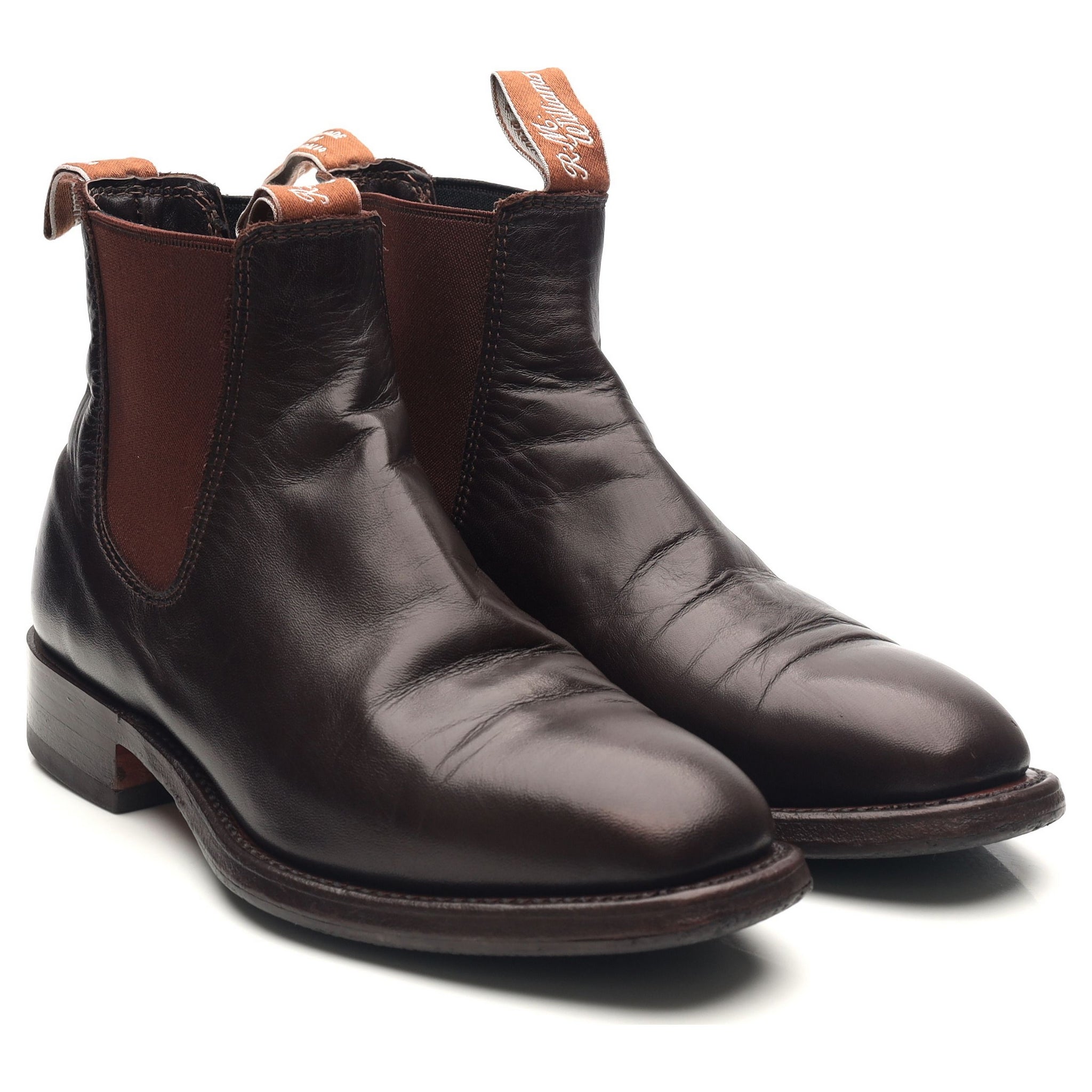 R.M. Williams Comfort Macquarie bottines chelsea marron 37 cuir