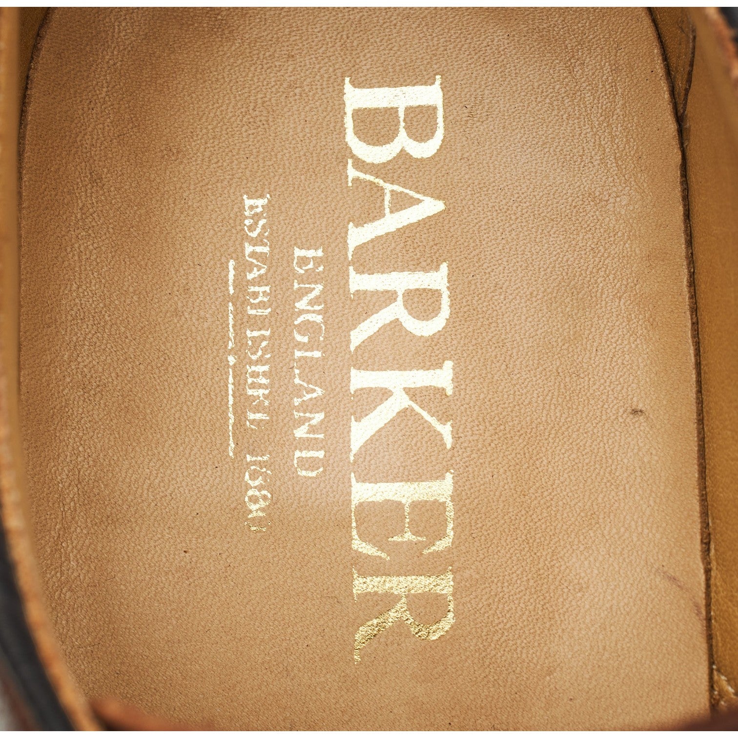 Barker Skye derby cuir grainé marron 8 semelle gomme