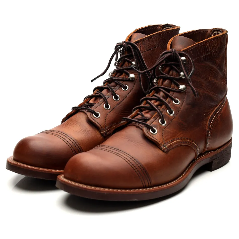 Red Wing Iron Ranger 8085 boots cuir marron 8 UK