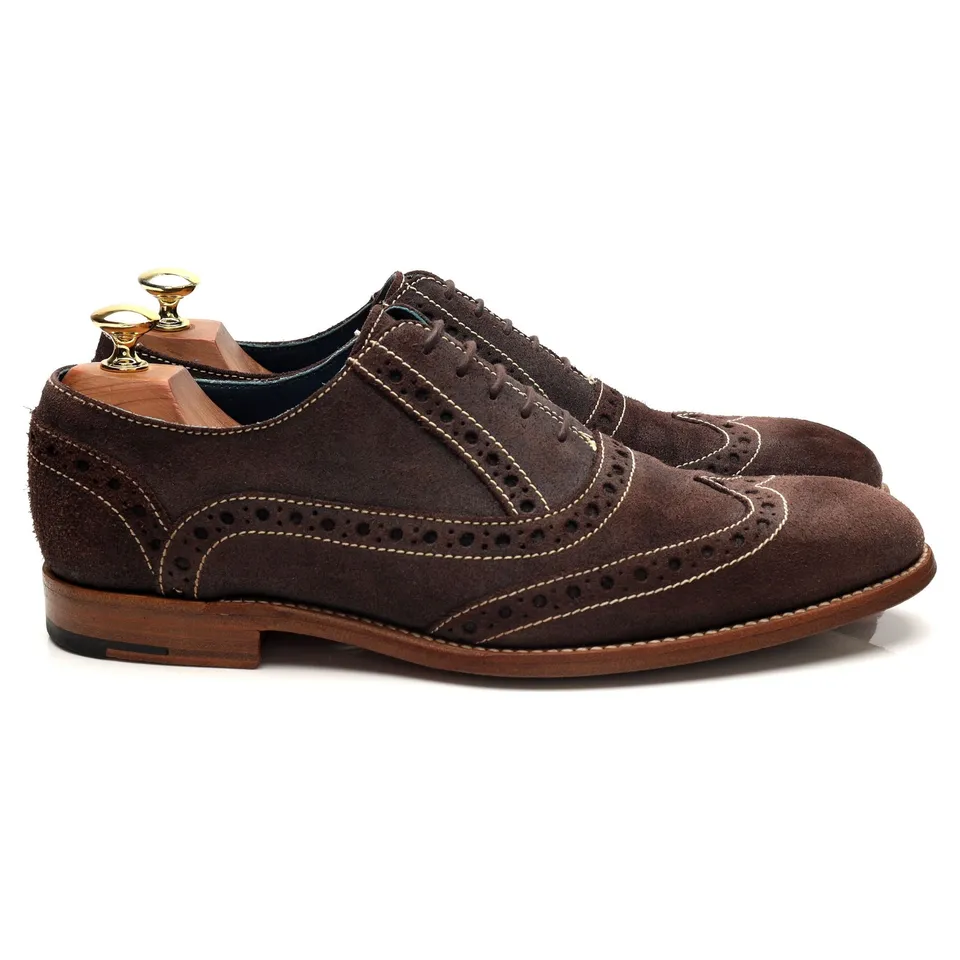 Barker Grant richelieu daim marron pointure 8