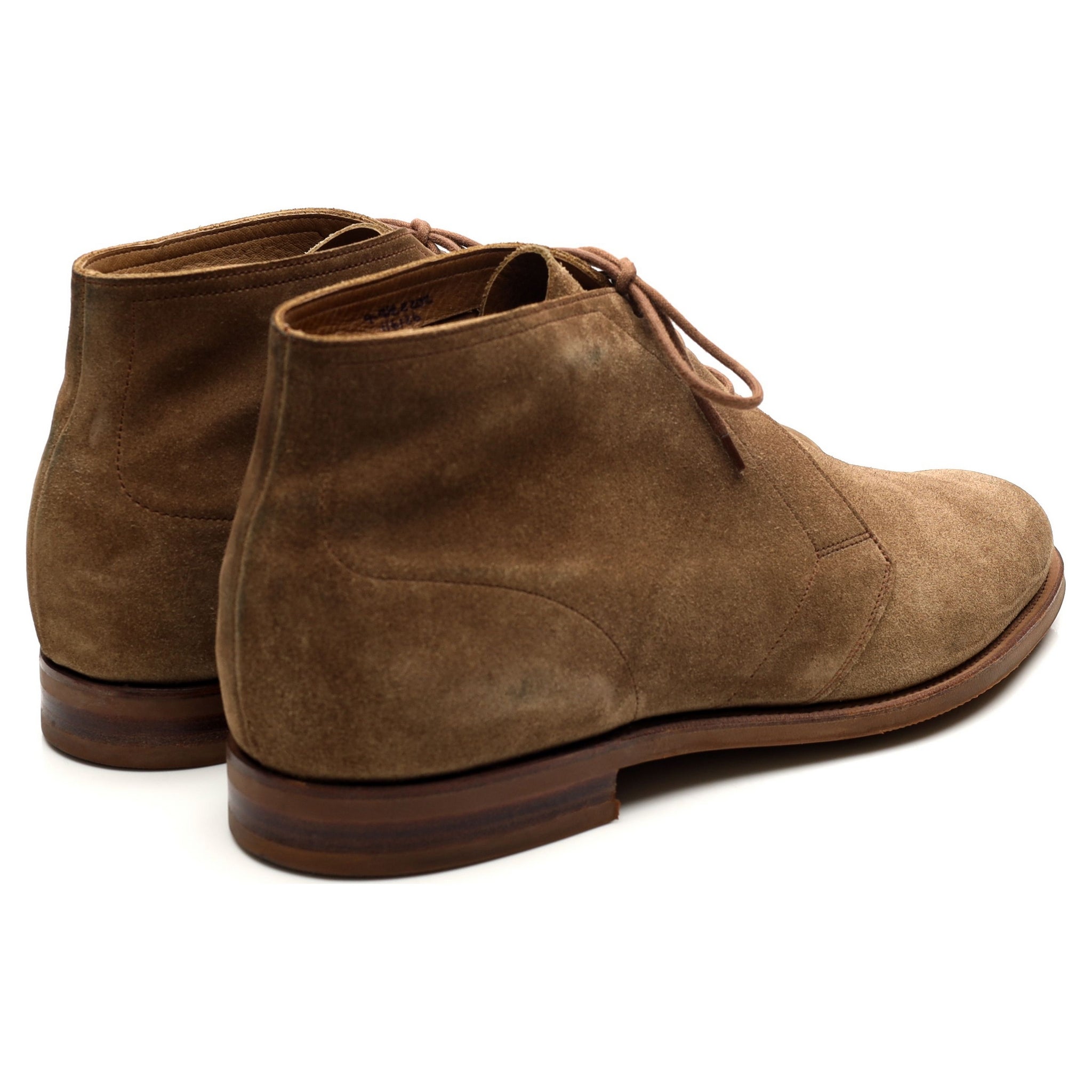 Edward Green Shanklin boots chukka daim marron pointure UK 9