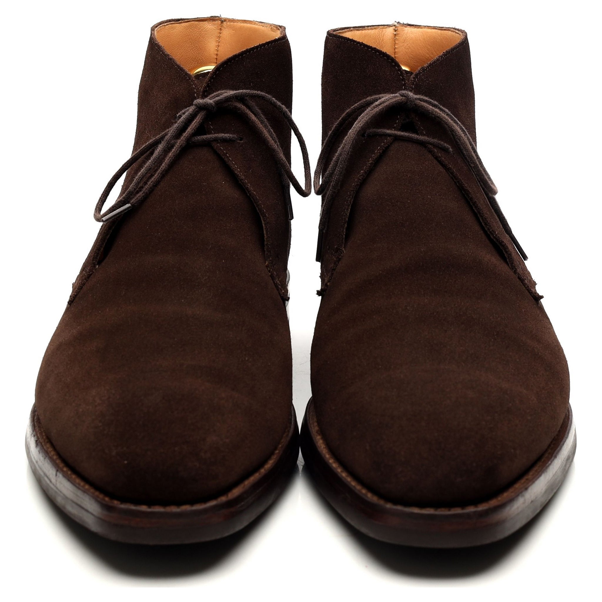 Crockett & Jones Tetbury boots chukka daim marron UK 10