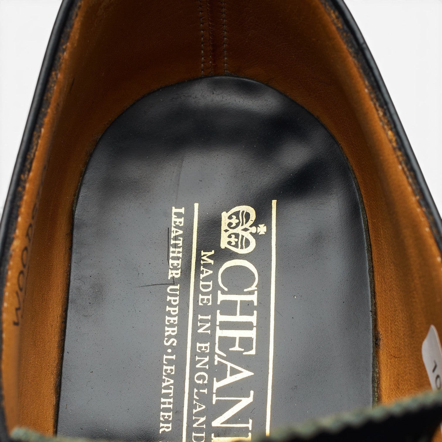 Cheaney Woodstock richelieu cuir noir pointure UK 8