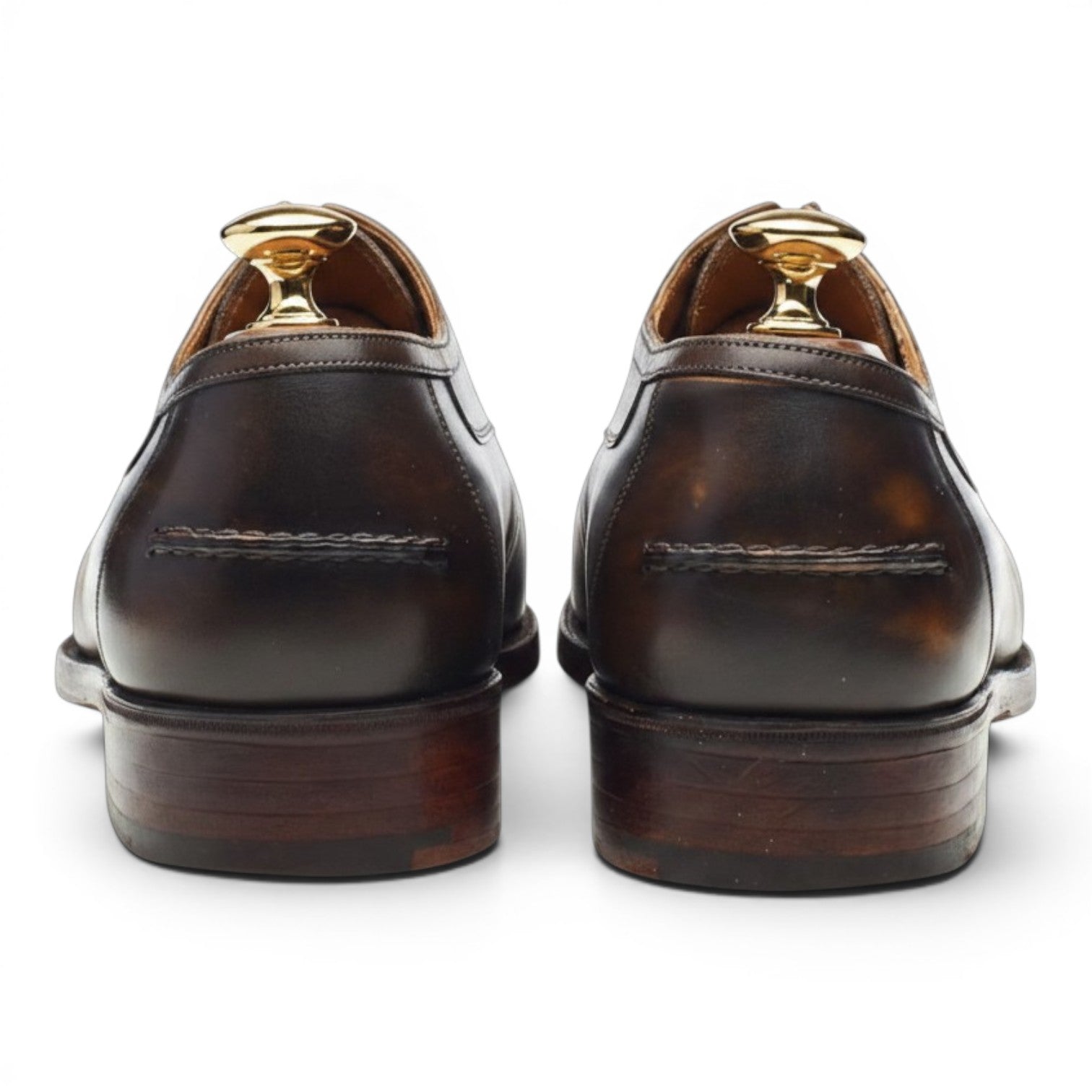 Gaziano & Girling Bespoke derby cuir marron UK 6.5