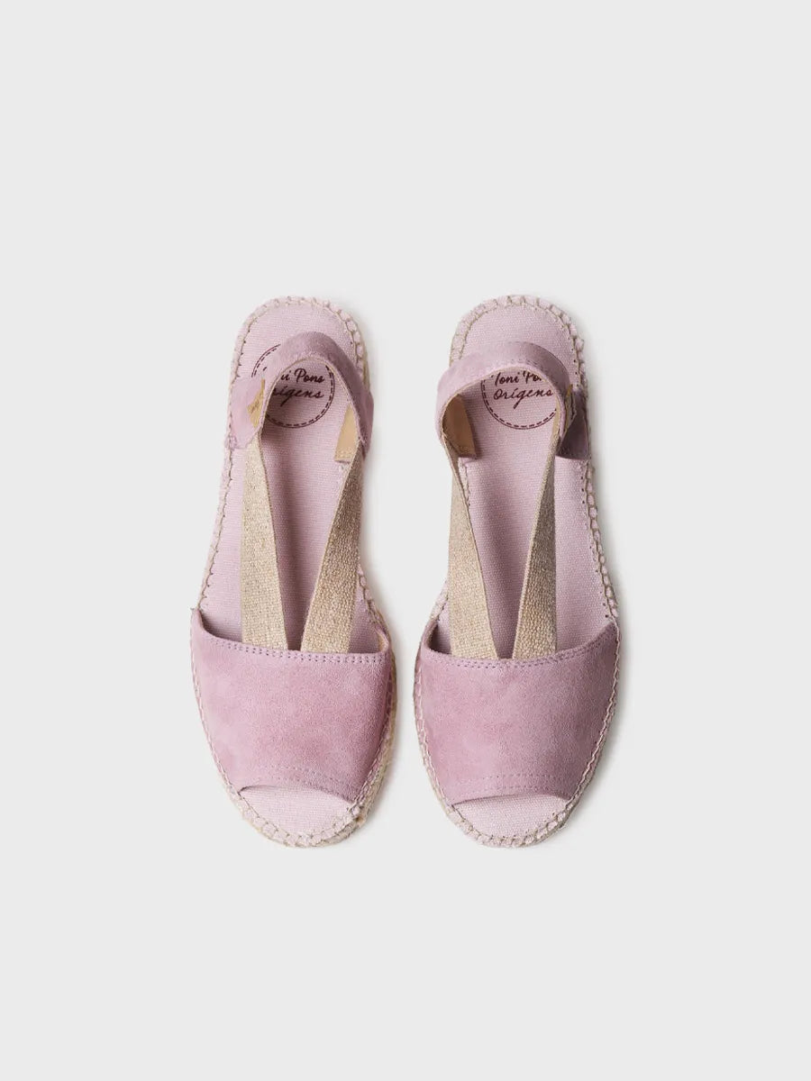 Toni Pons Ella espadrilles femme suède compensées