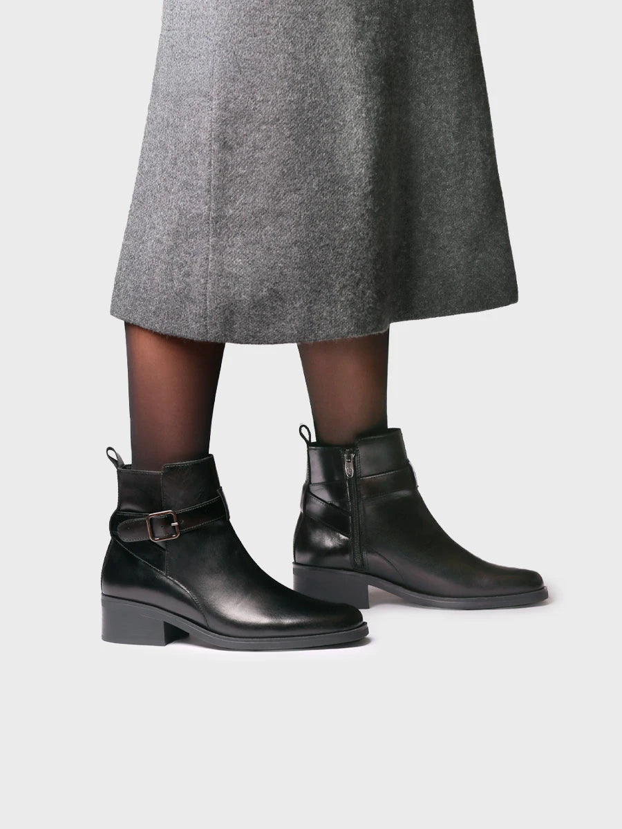 Toni Pons Toledo-P bottines cuir femme boucle 4 cm
