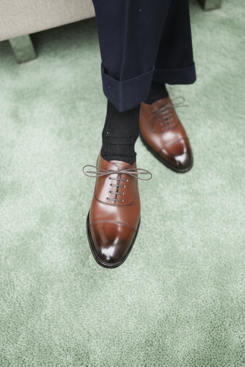 Malfroid Lannistair oxford cuir boxcalf France