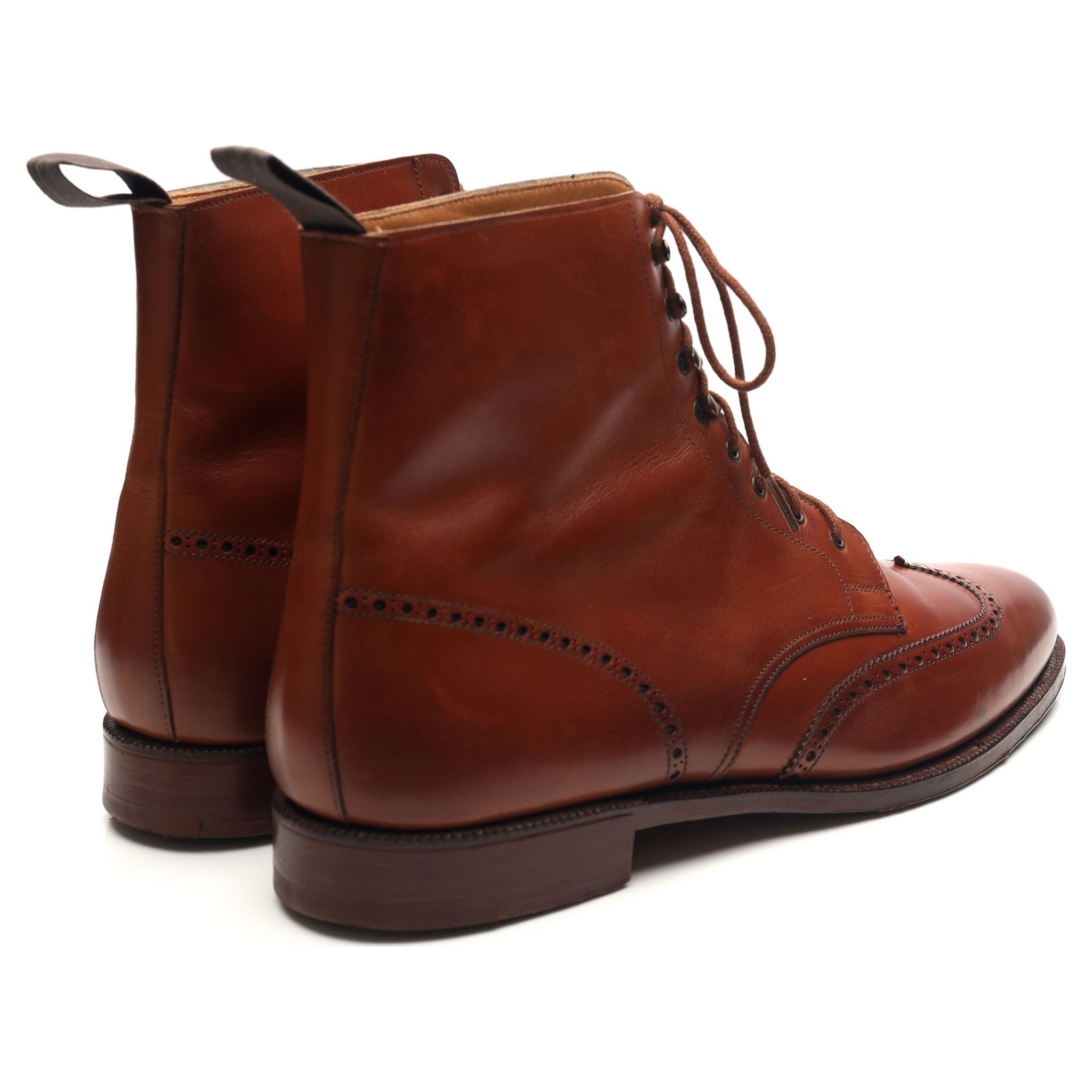 Gordon Scott Cavalry boots cuir marron UK 11