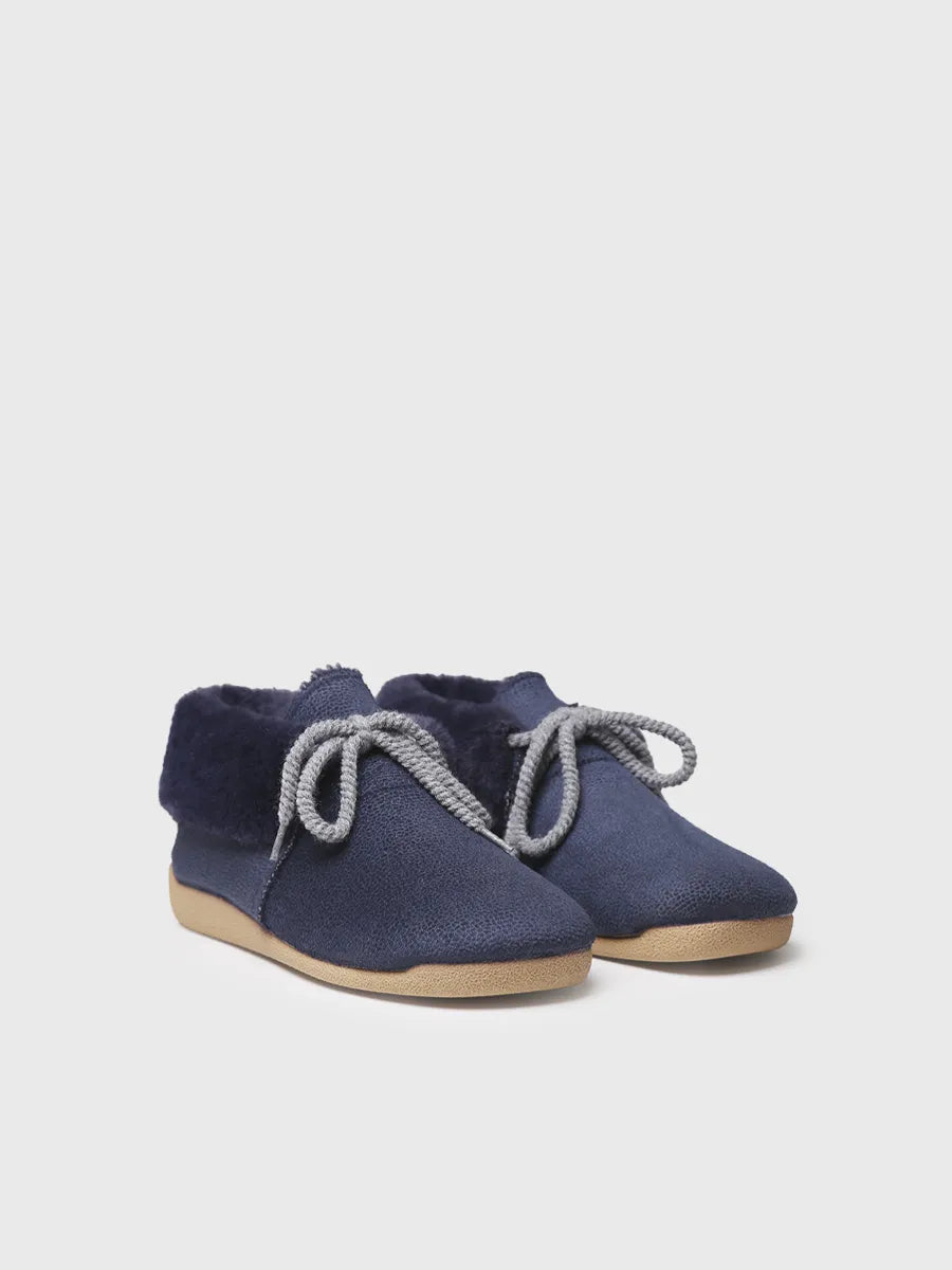 Toni Pons Malmo-BD chausson bottine femme bleu marine