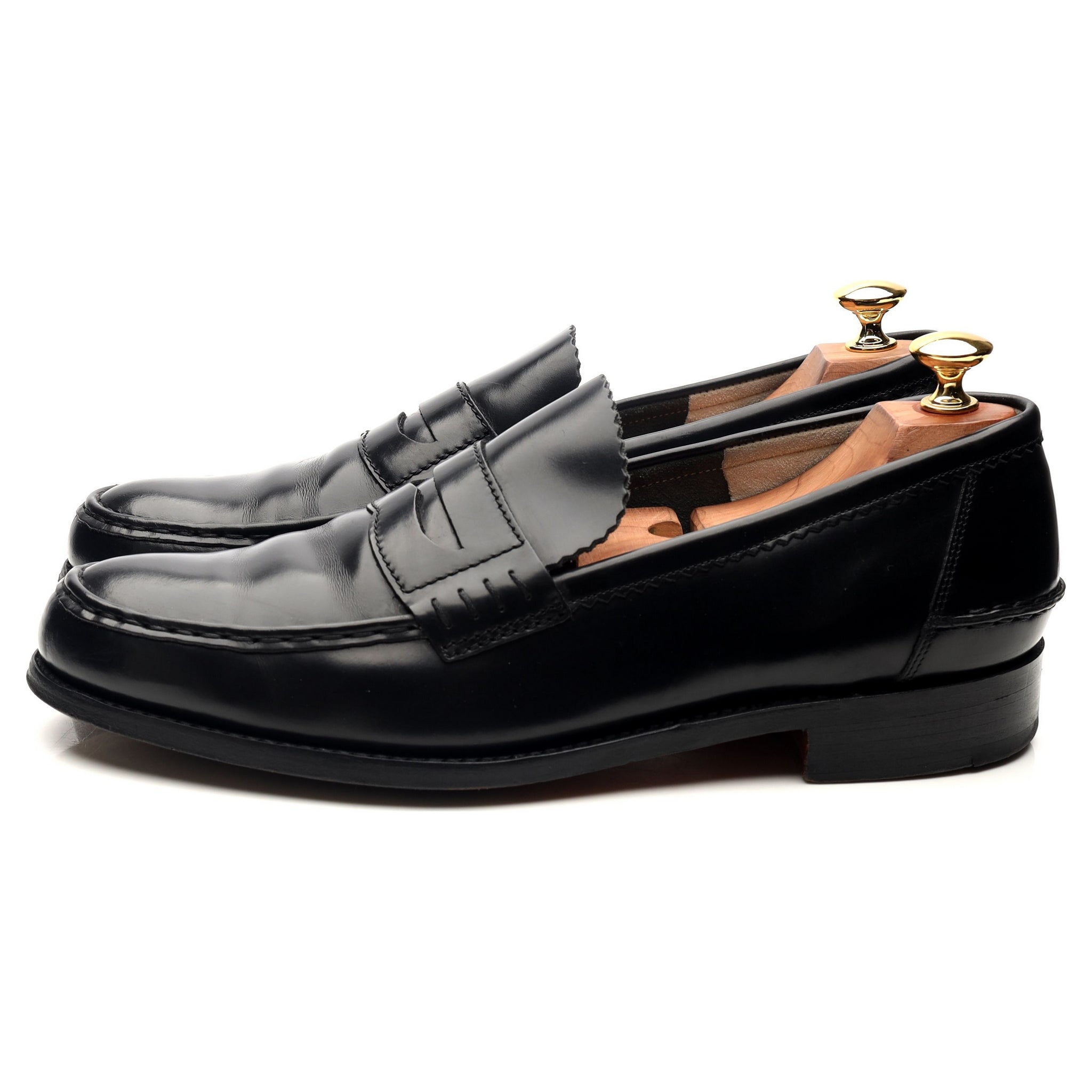 Barker Caruso mocassin cuir noir pointure UK 9,5