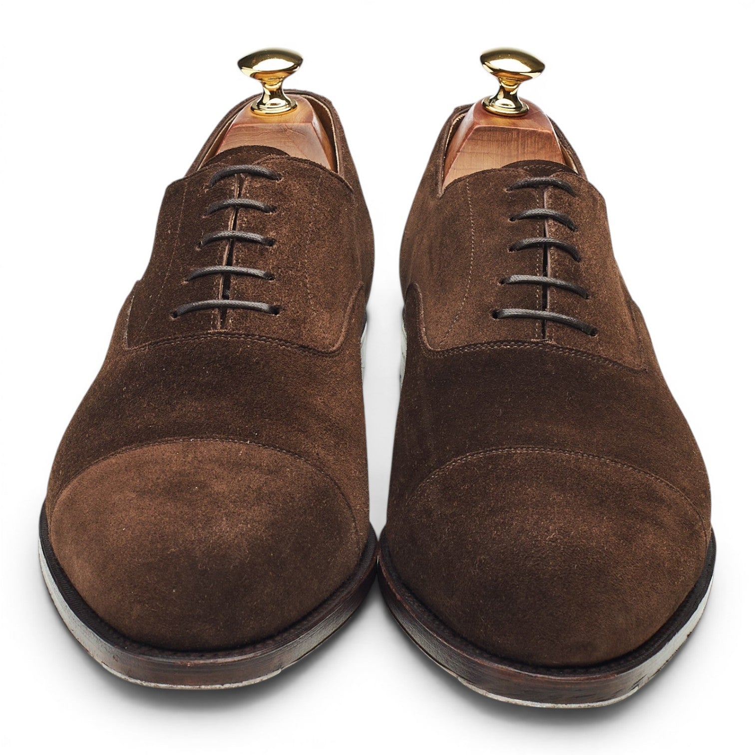 Carmina 732 oxford daim marron foncé UK 9.5
