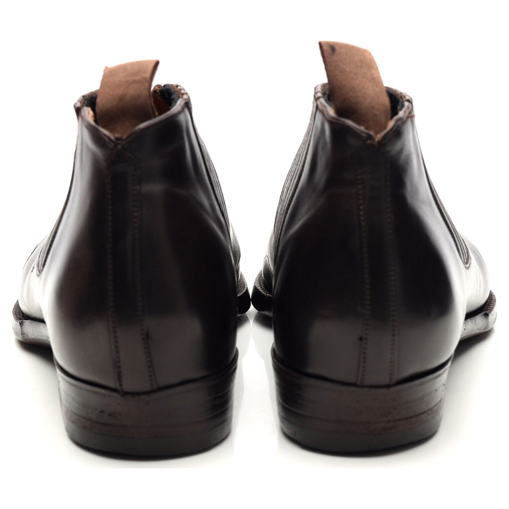 Gaziano Girling Bespoke bottines cuir marron UK 6 chelsea