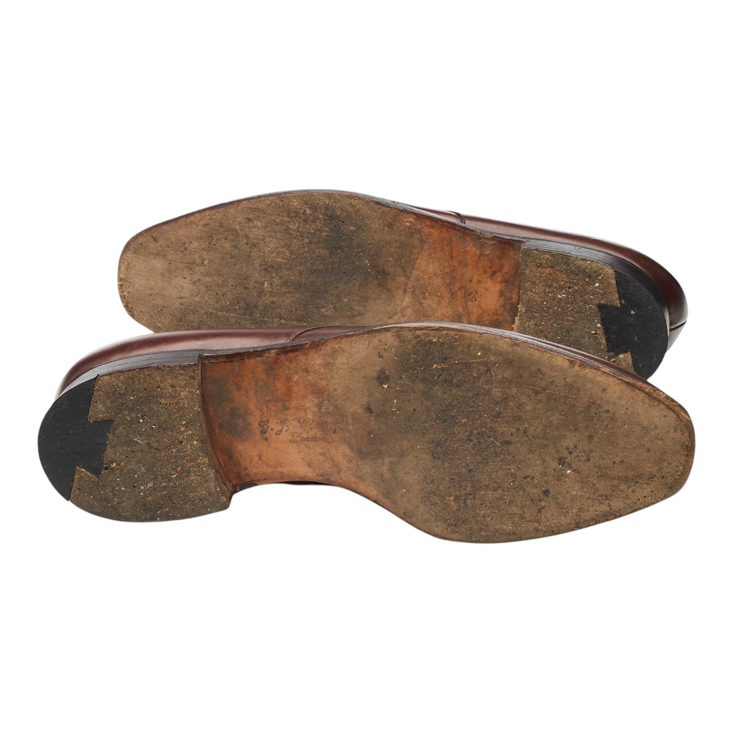 George Cleverley mocassins cuir marron UK 6.5