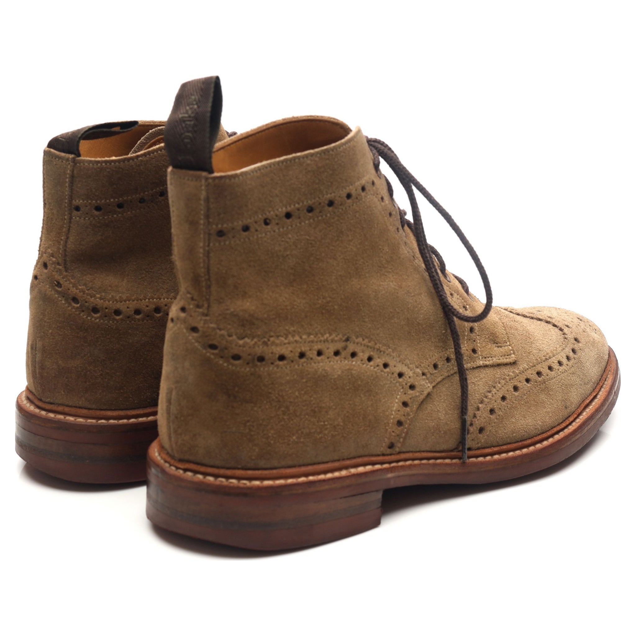 Loake 1880 Wharfdale boots brogues daim sable pointure UK 9