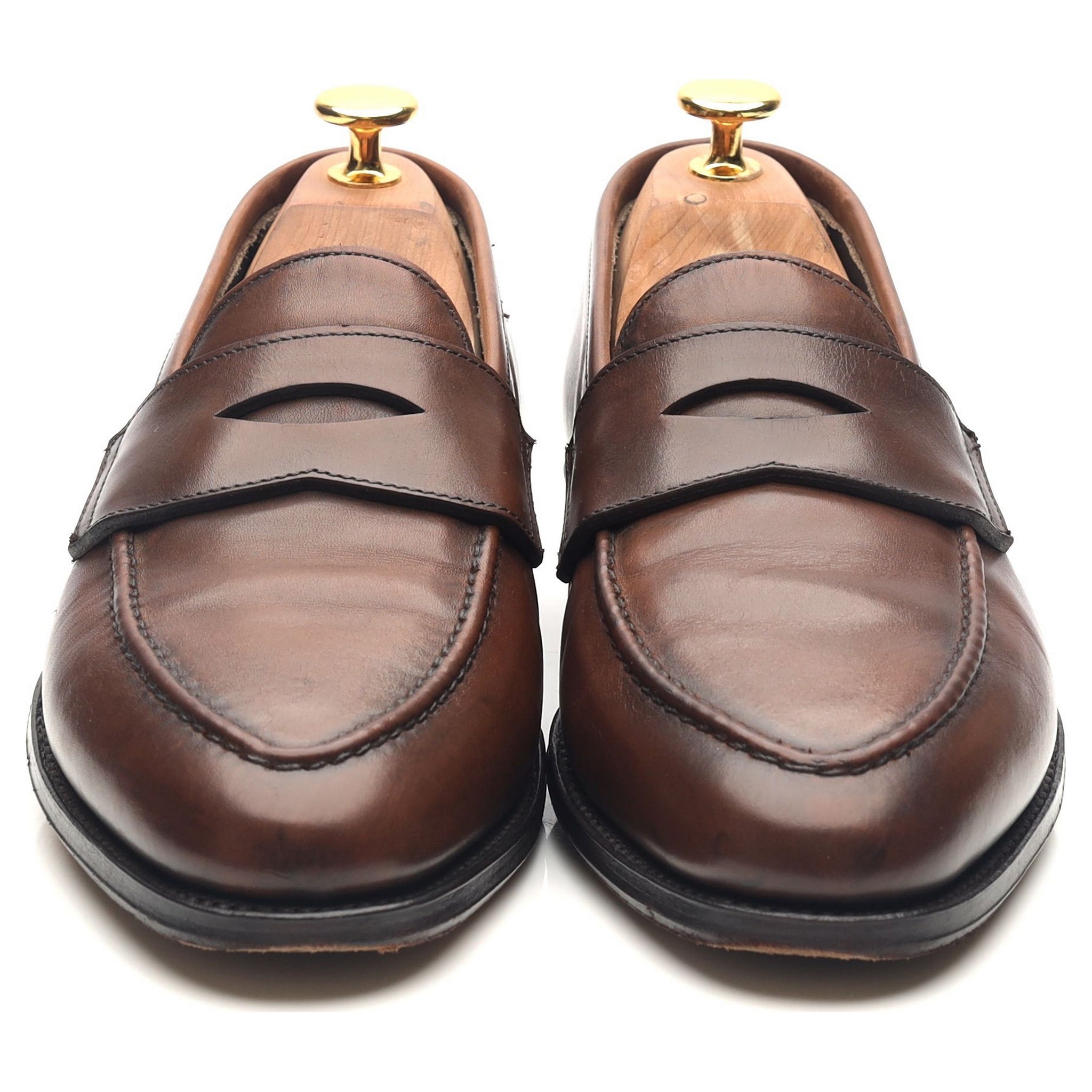George Cleverley Bradley II mocassin cuir marron UK 5