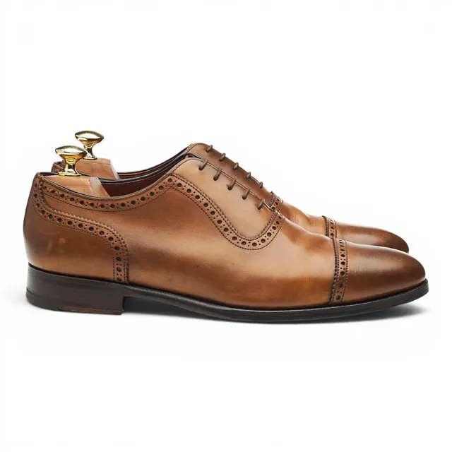 Cheaney Earls Row richelieu cuir marron UK 7 large