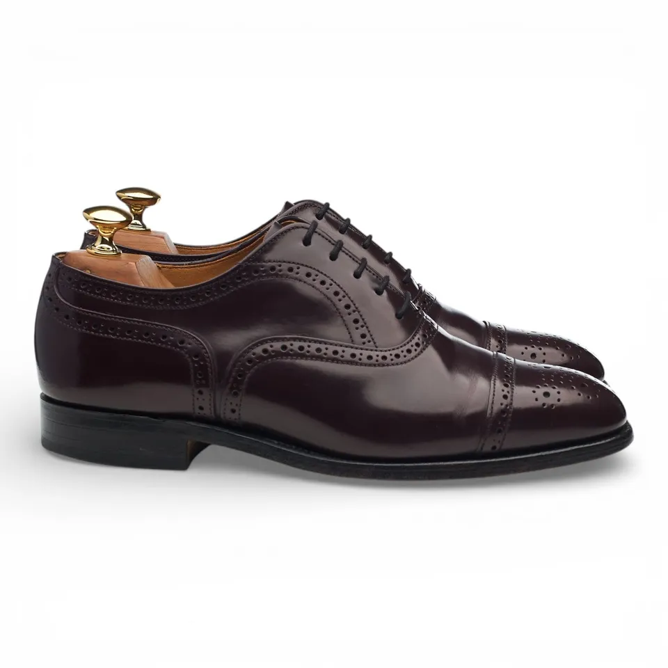 Alfred Sargent Elgin richelieu cuir bordeaux UK 6