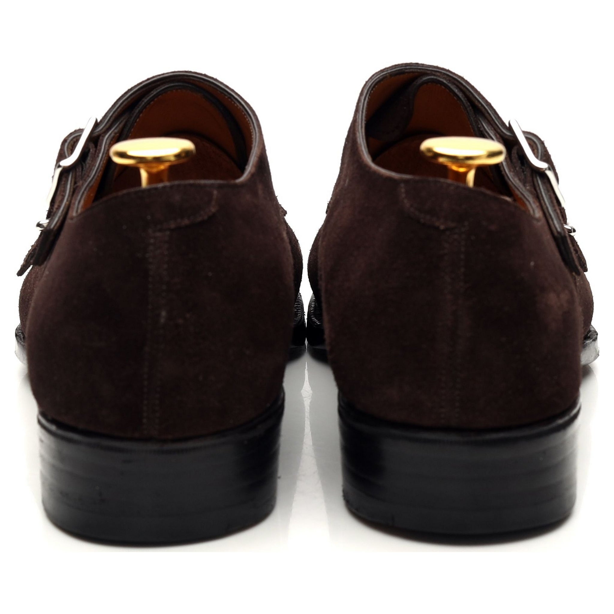 Gaziano & Girling double monks daim marron 6.5 UK