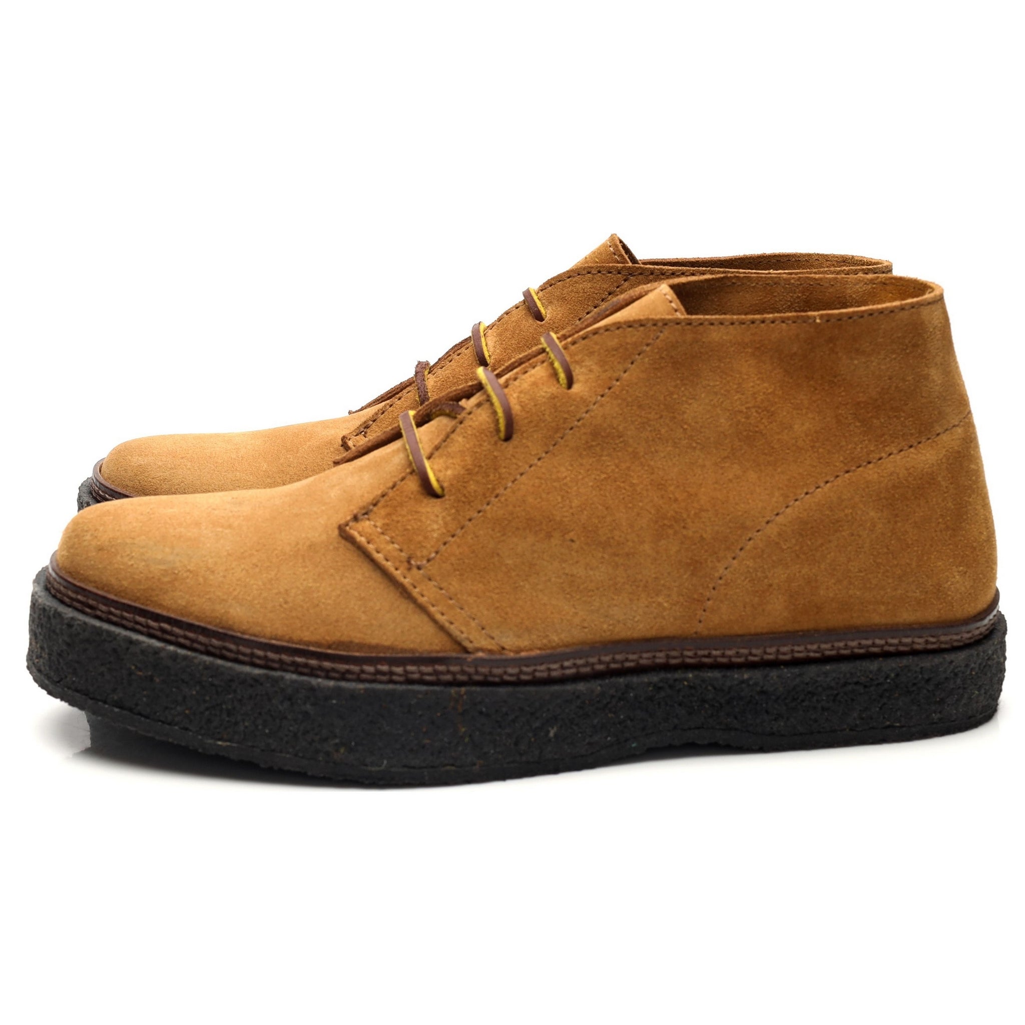 Yuketen Santiago bottines chukka daim camel UK 7
