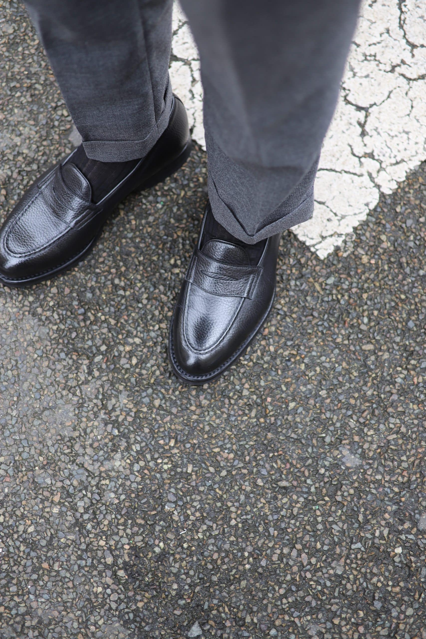 Malfroid Newport mocassins cuir grainé semelle Vibram