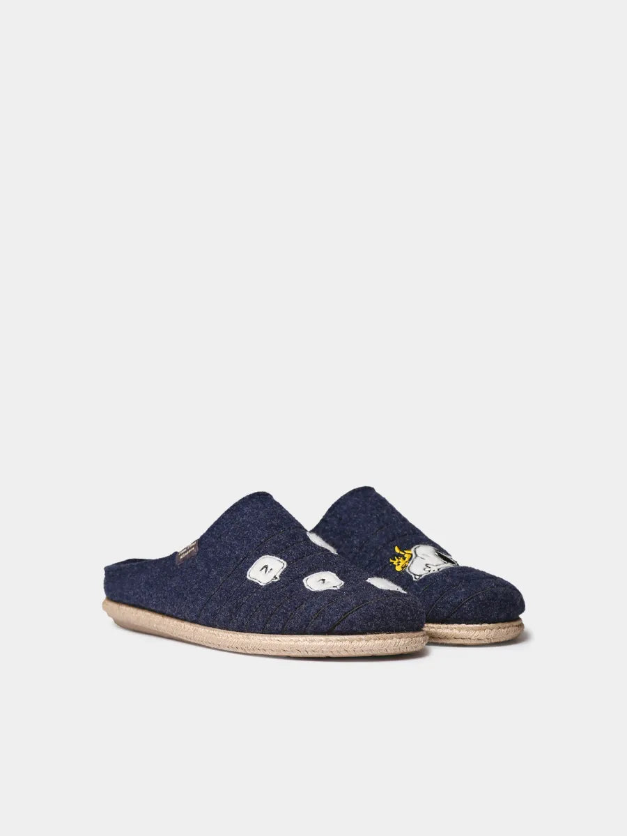 Toni Pons Charlie mules feutre Snoopy homme