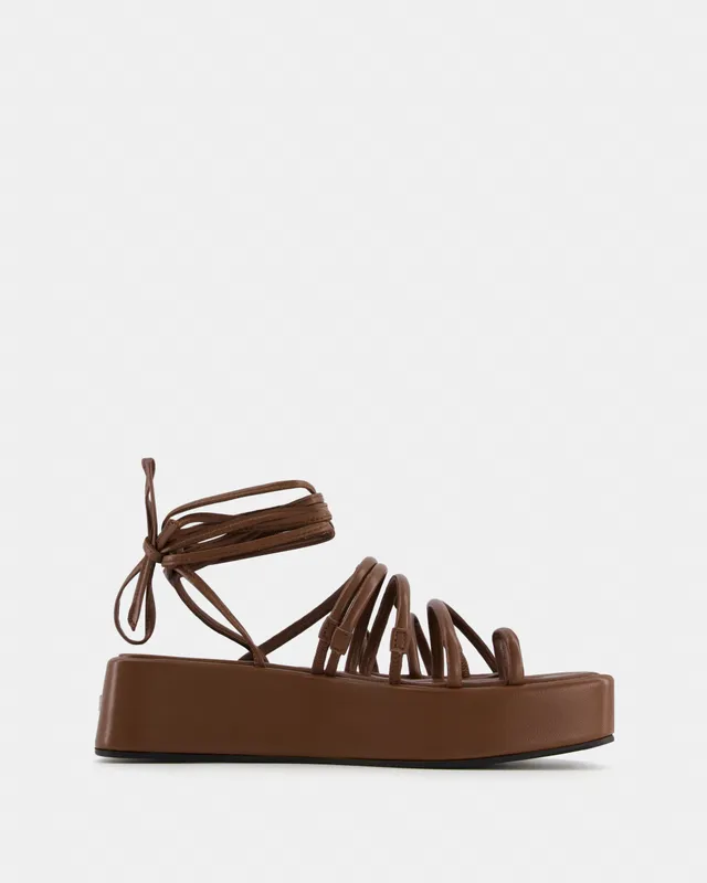 Nodaleto Bulla Gaia sandales tan nappa 5 cm