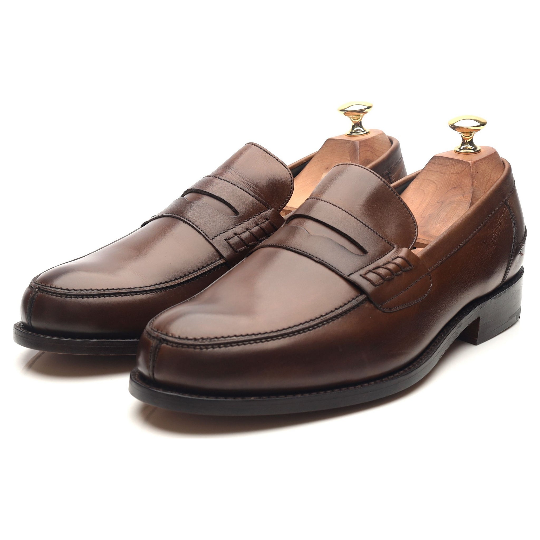 Barker mocassins cuir marron foncé pointure 9