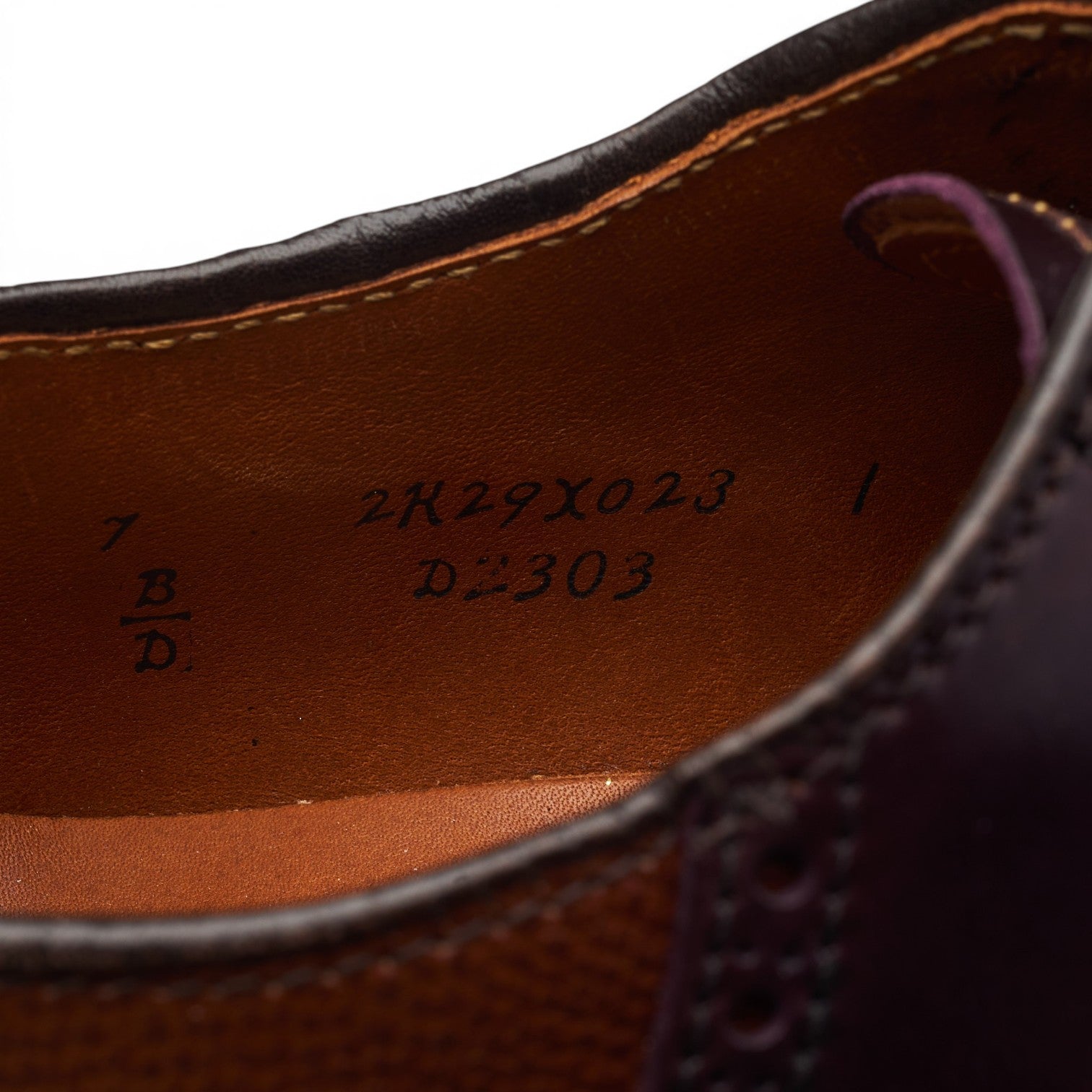 Alden D2303 derbies cordovan bordeaux UK 6.5