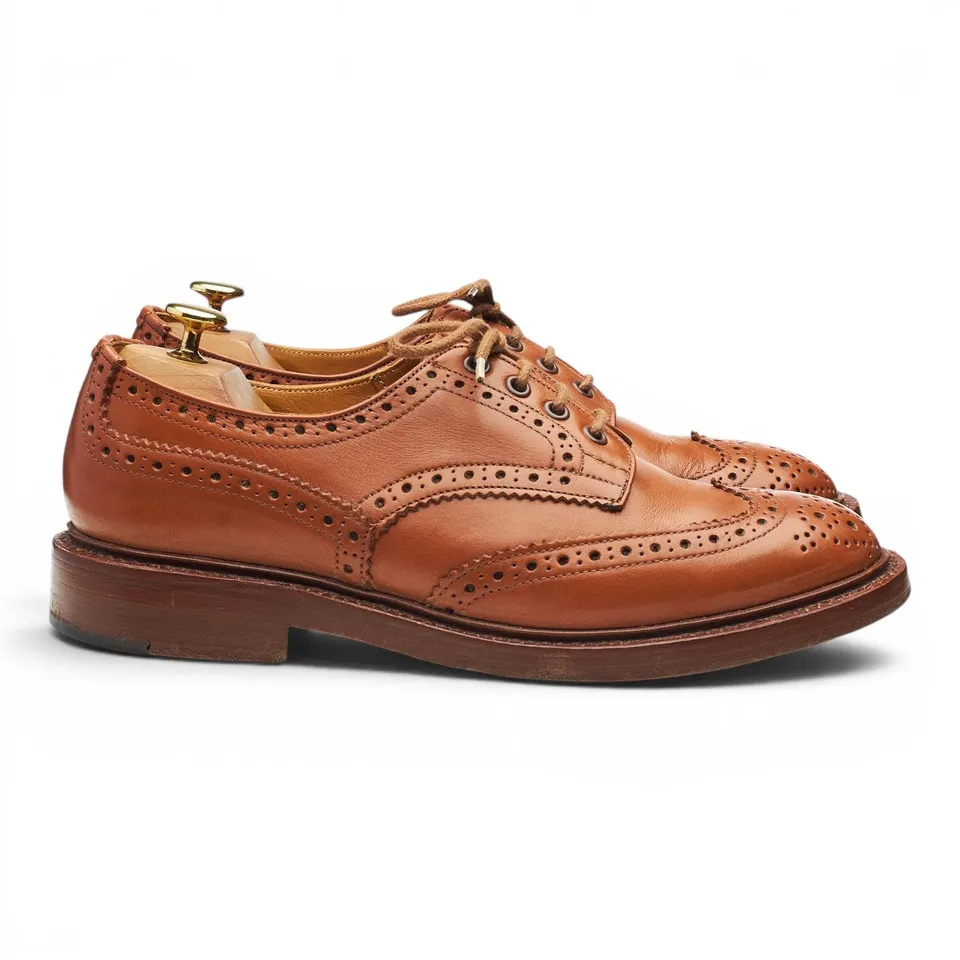 Tricker's Keswick Derby brogue cuir marron UK 8.5