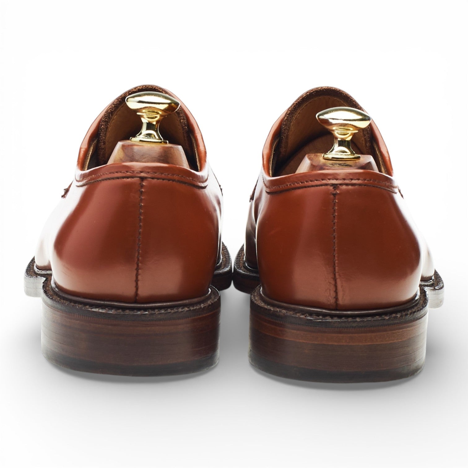 Alfred Sargent derby cuir marron uni 7 UK large