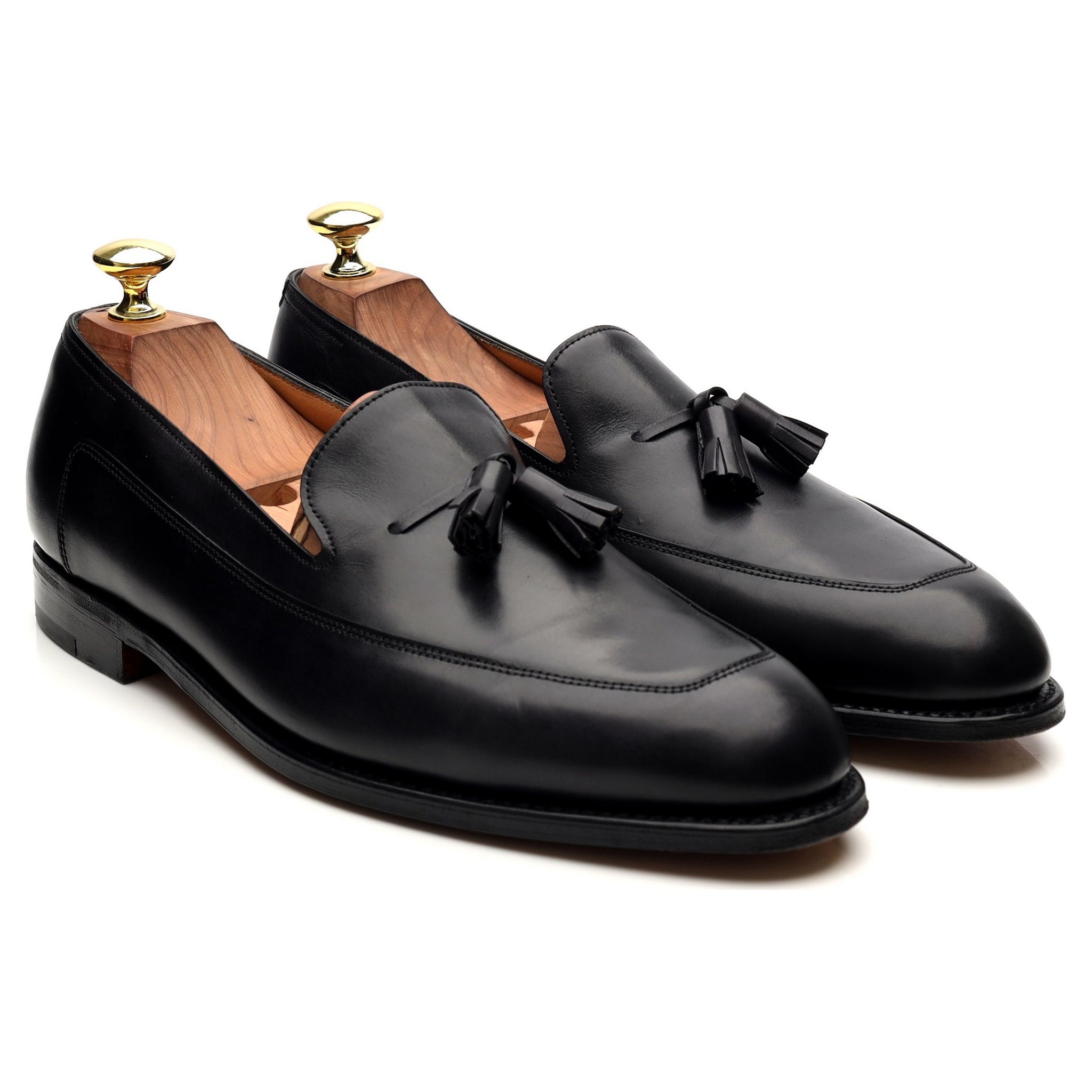 John Lobb Buckingham mocassins cuir noir pointure 7.5
