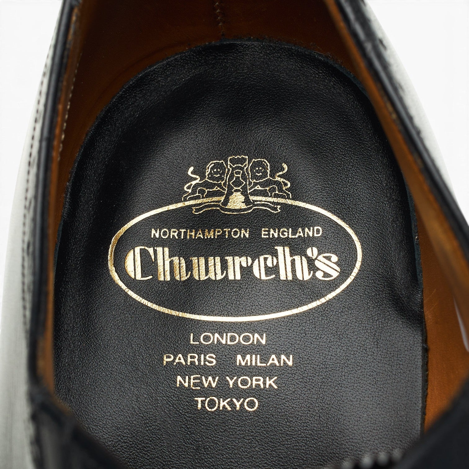 Church's Edward richelieu cuir noir pointure 11 large