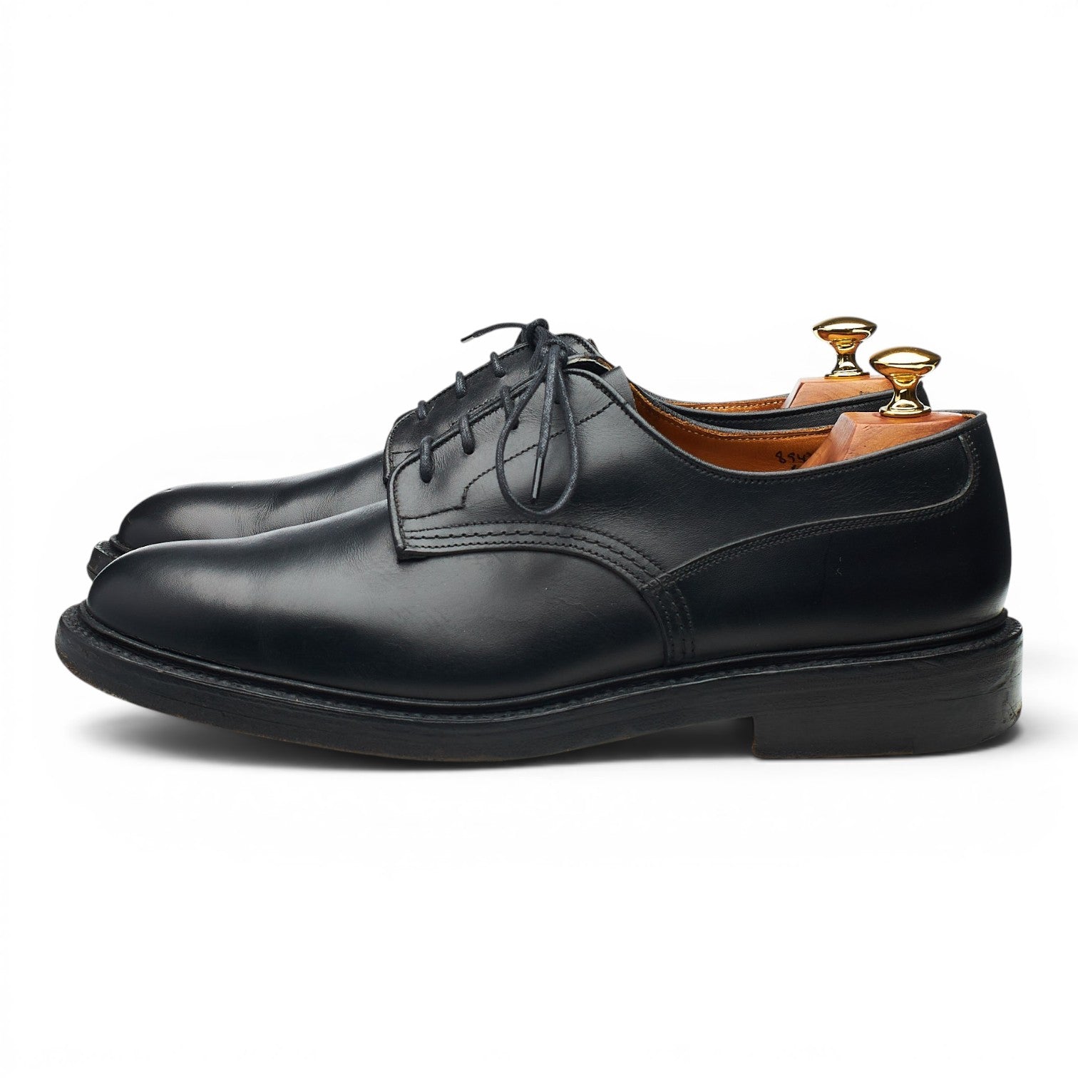 Tricker's Woodstock derbies cuir noir pointure UK 9