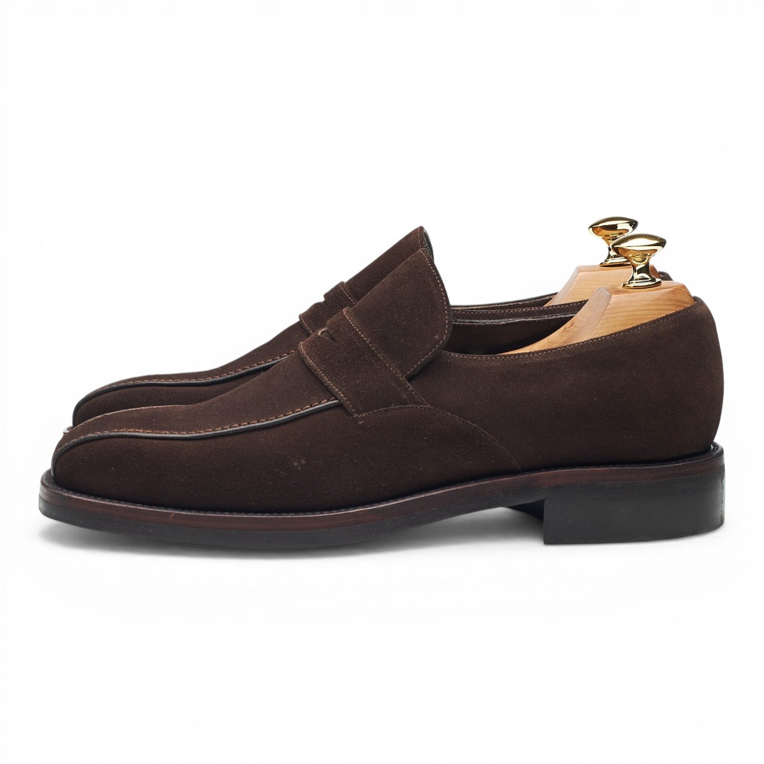 Shipton & Heneage Seville mocassin suède marron UK 6,5