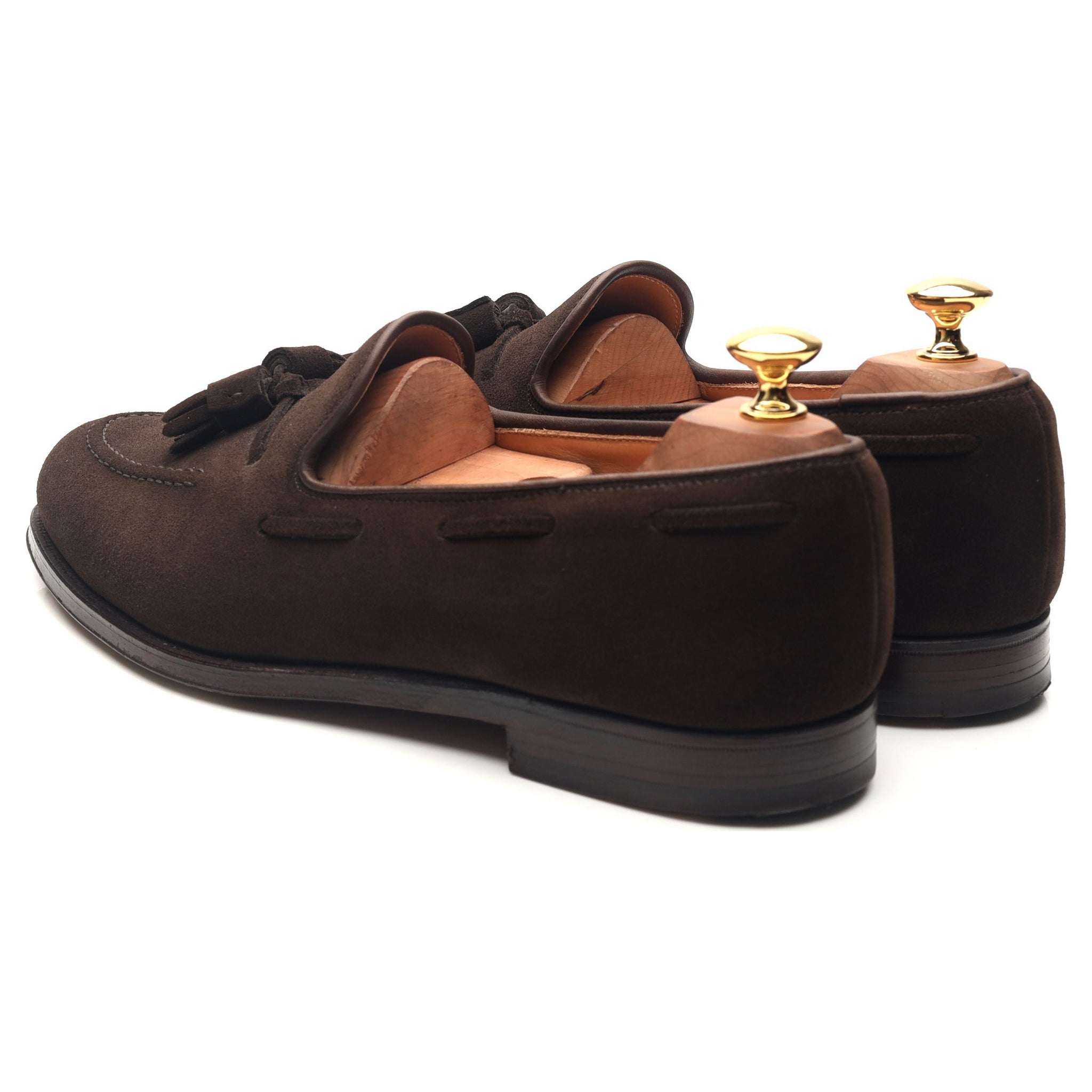 Crockett & Jones Cavendish 2 mocassin daim marron UK 9