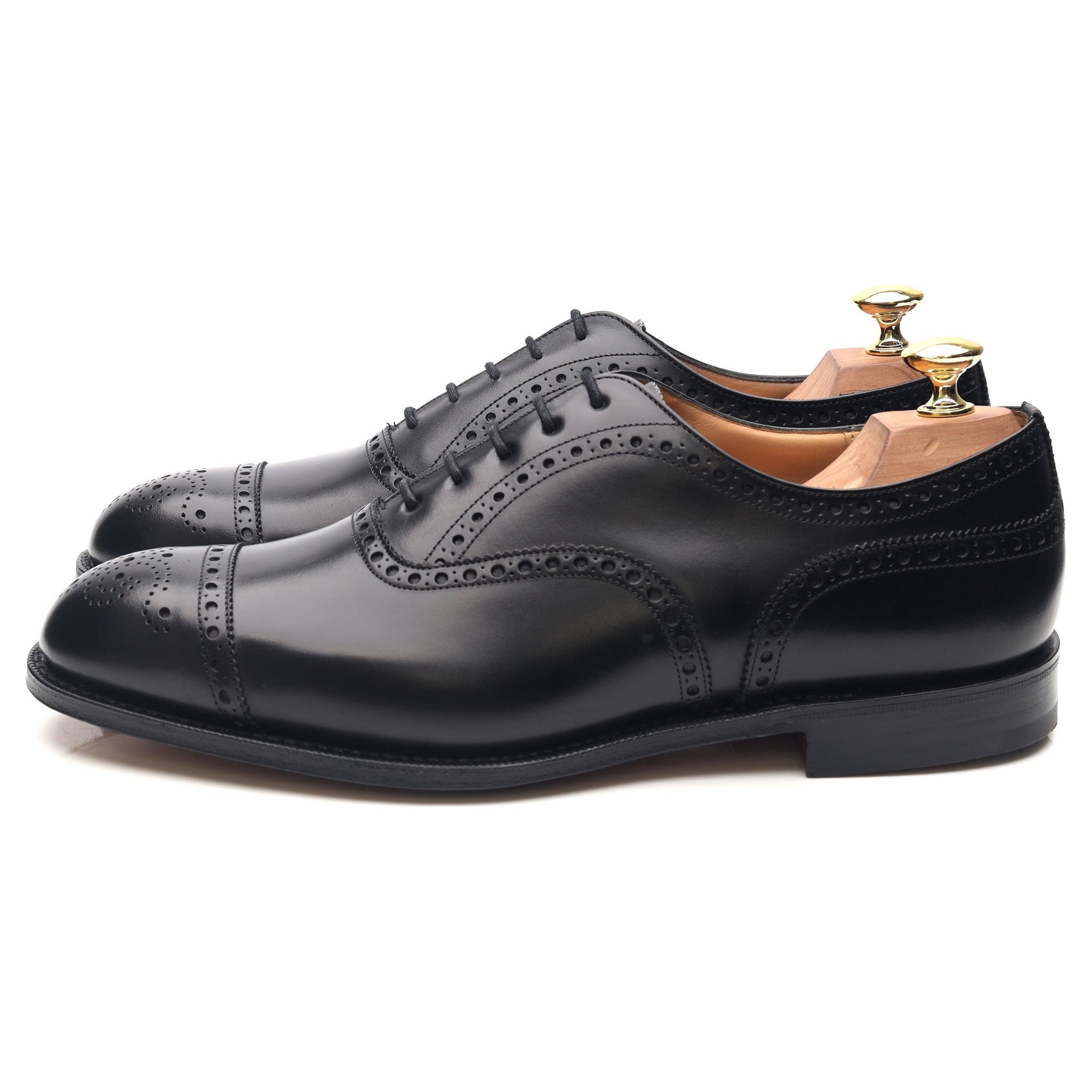 Church's Diplomat richelieu homme cuir noir UK 8