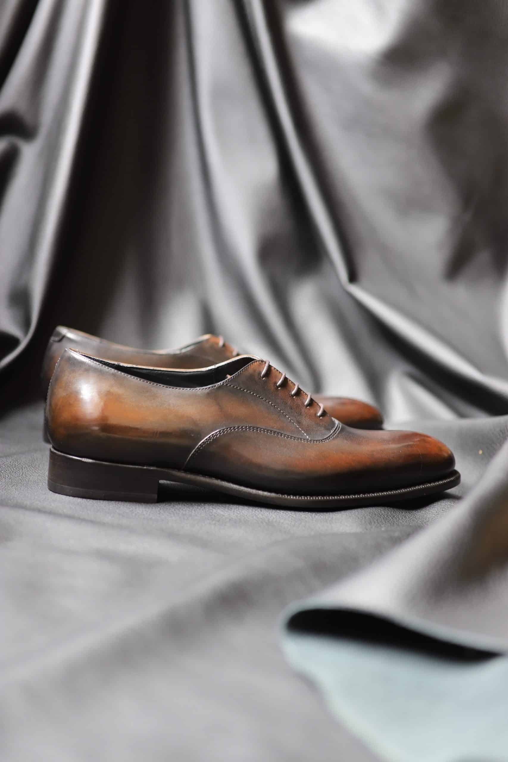 Malfroid Réserve 1930 soulier cuir patine