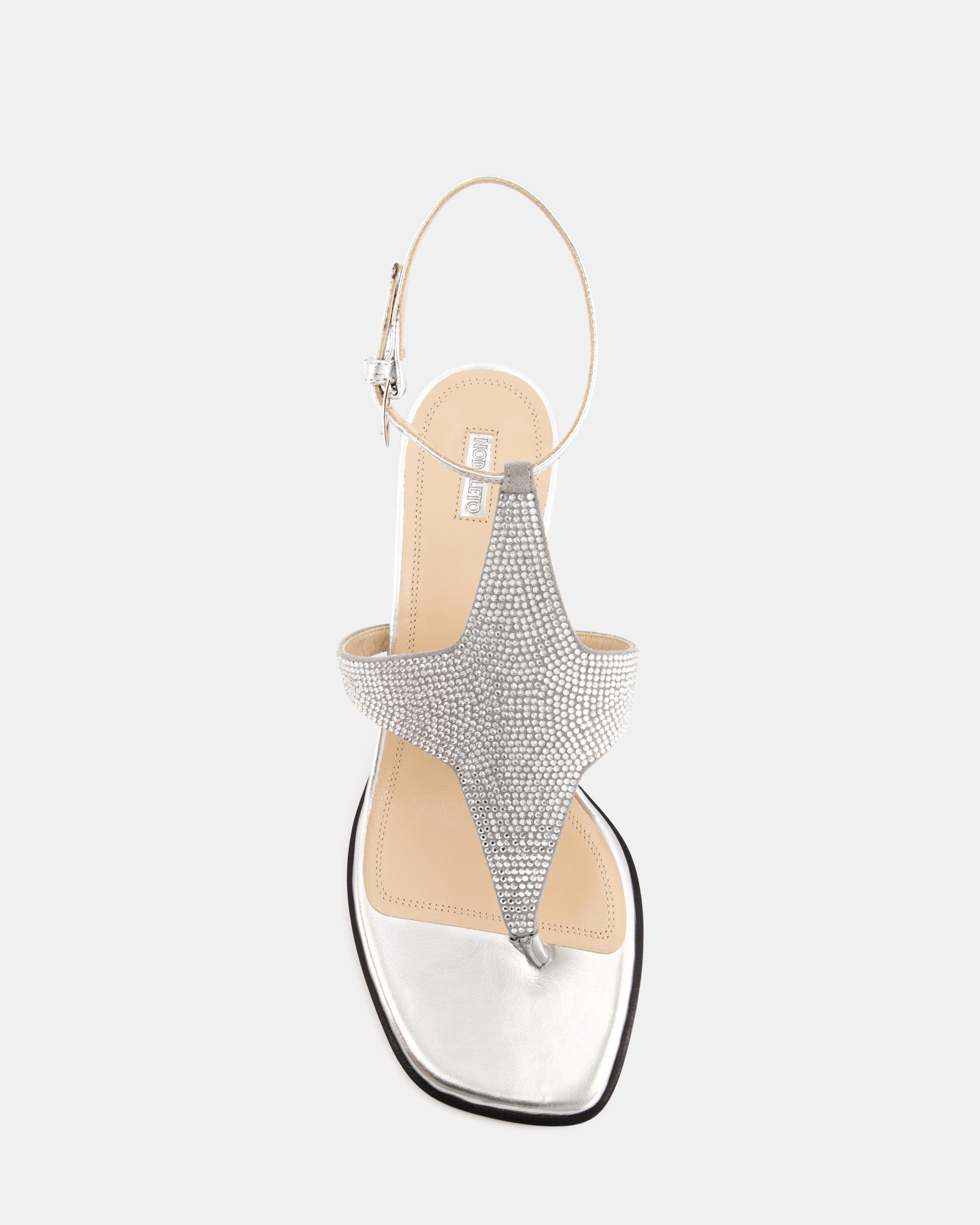 Nodaleto Dona Nova 50 sandales argenté talon 5 cm