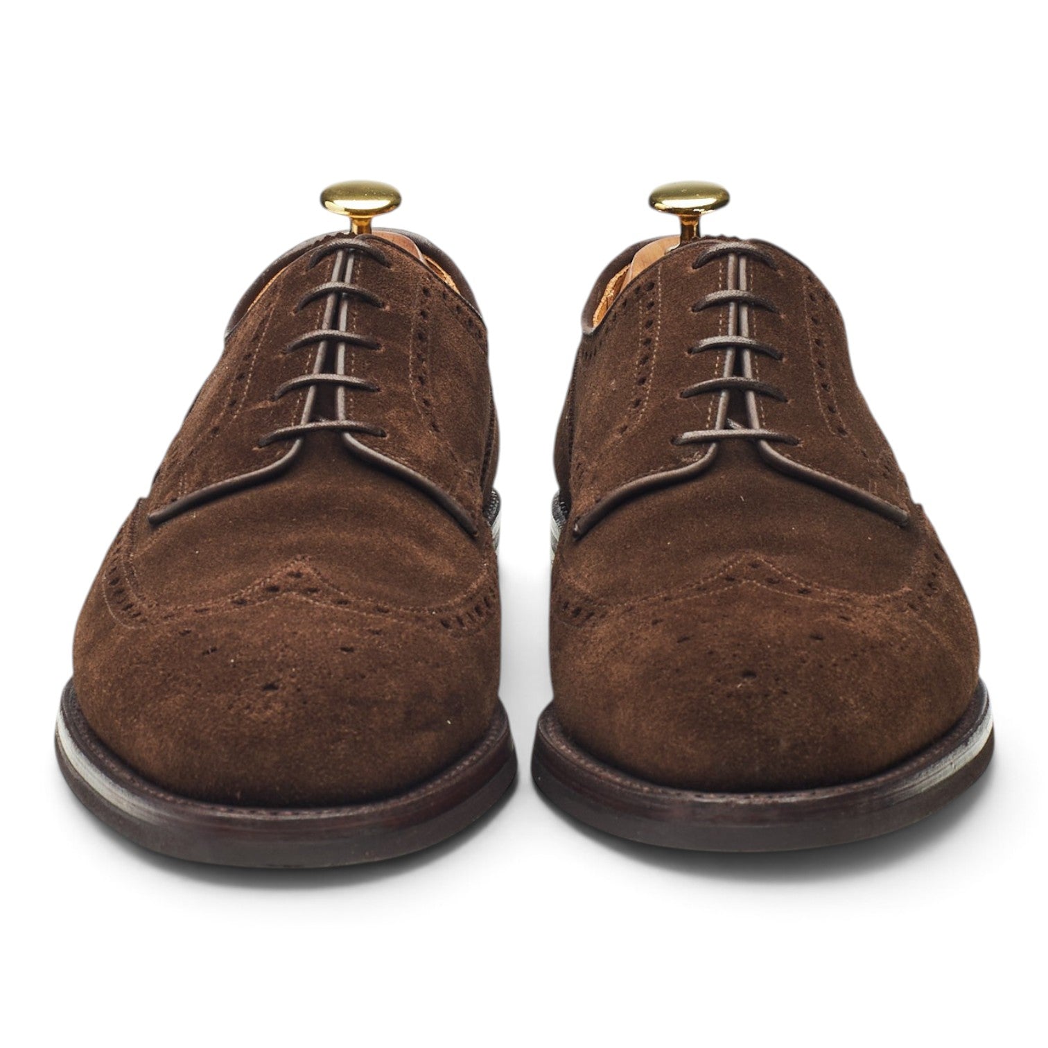 Crockett & Jones Cardiff derby suède marron 8.5 UK