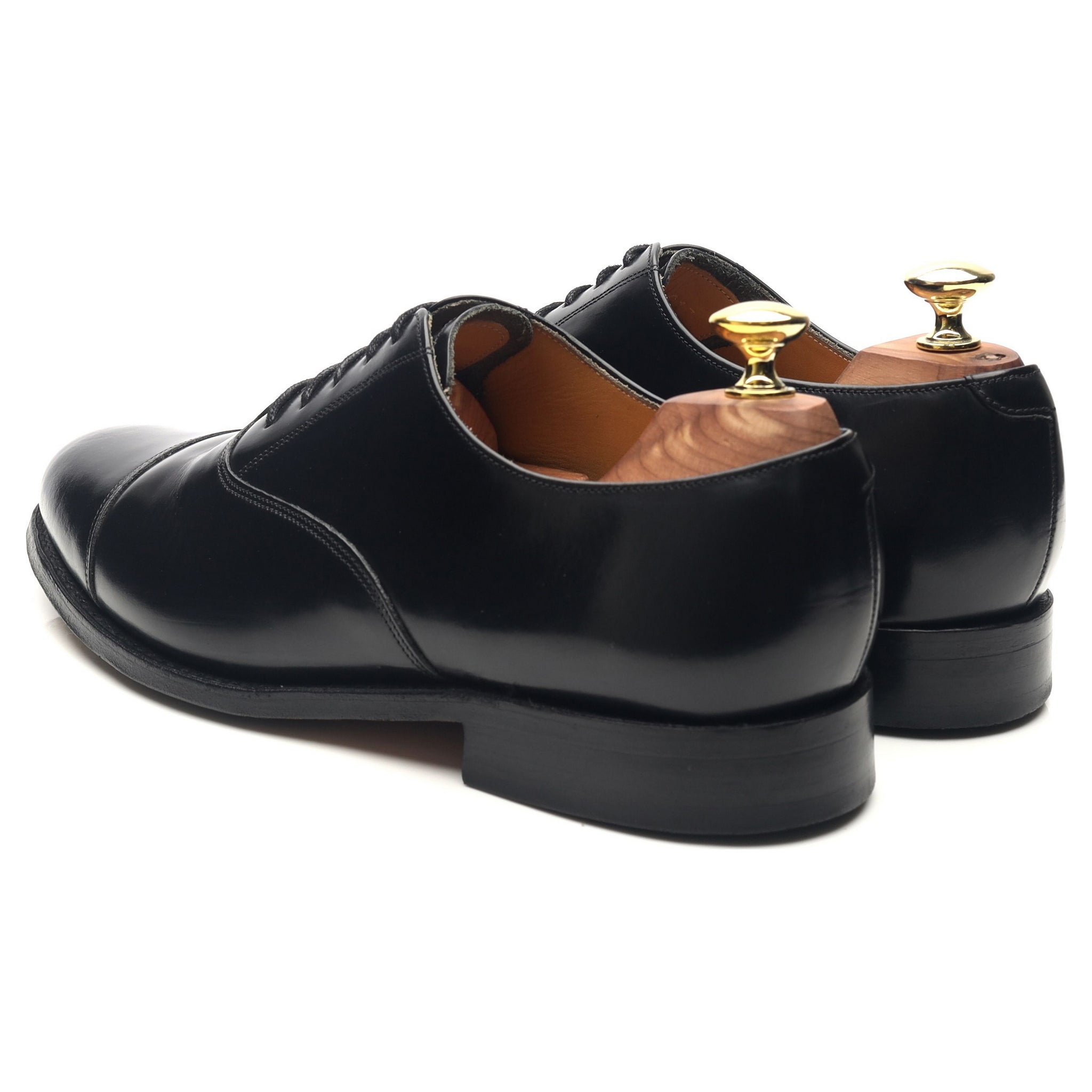 Barker Arnold Oxford Cuir Noir UK 7.5 G