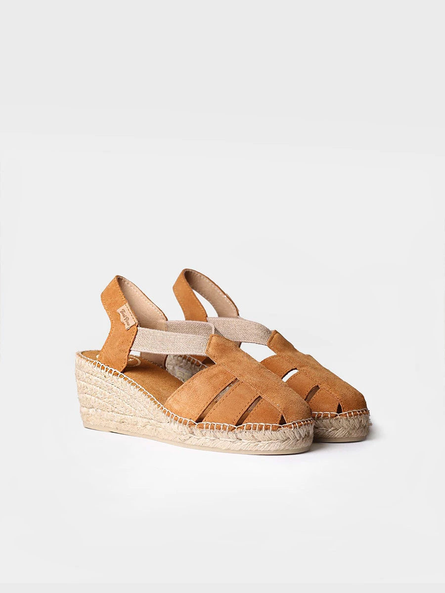 Toni Pons Trapa espadrilles femme cuir talon 6 cm