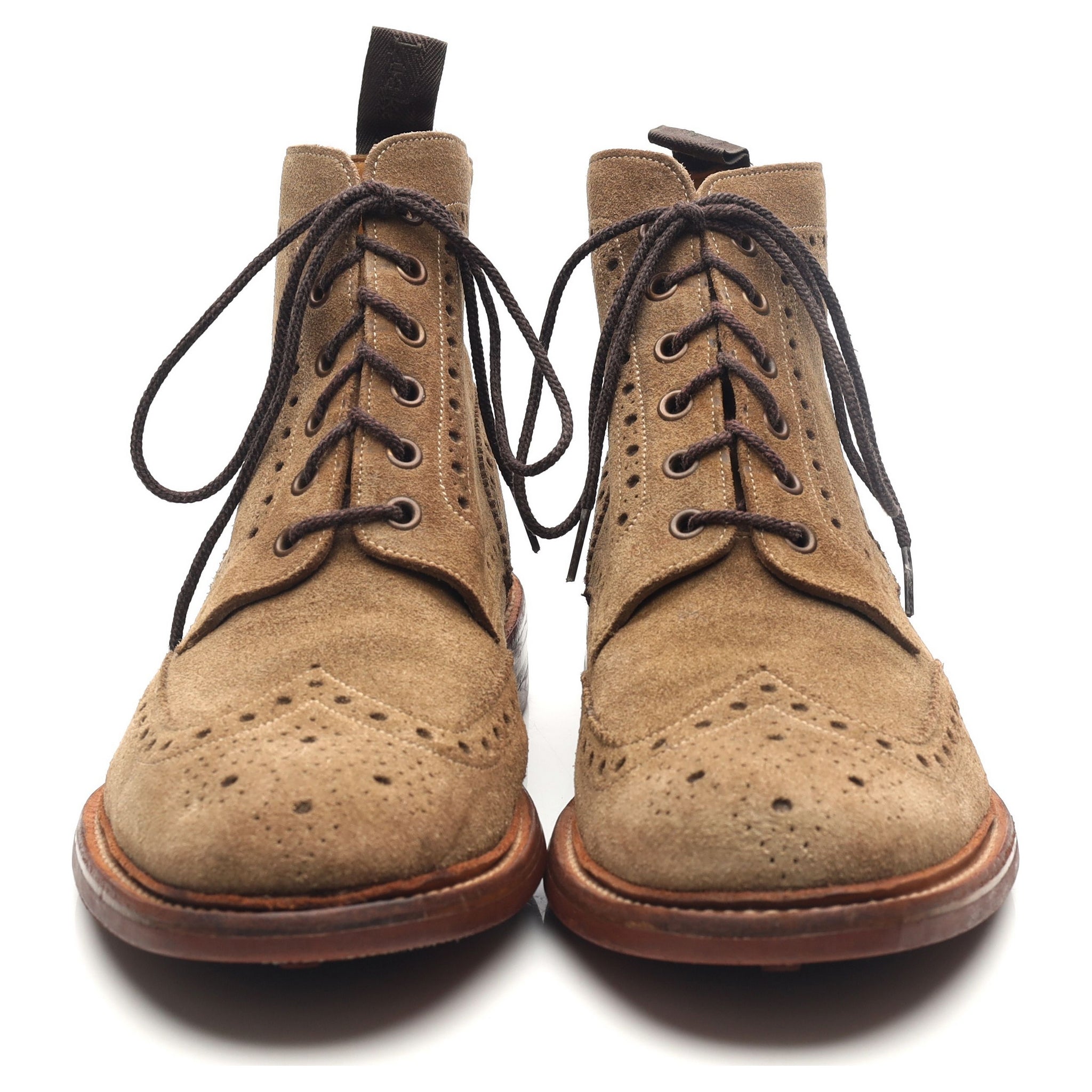 Loake 1880 Wharfdale boots brogues daim sable pointure UK 9