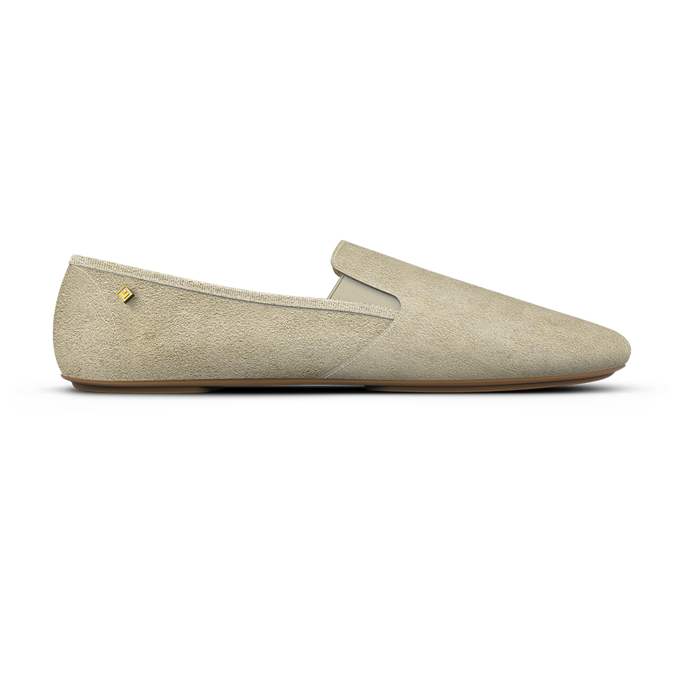 Rivieras Jazz Suede Ecru espadrilles beige cuir