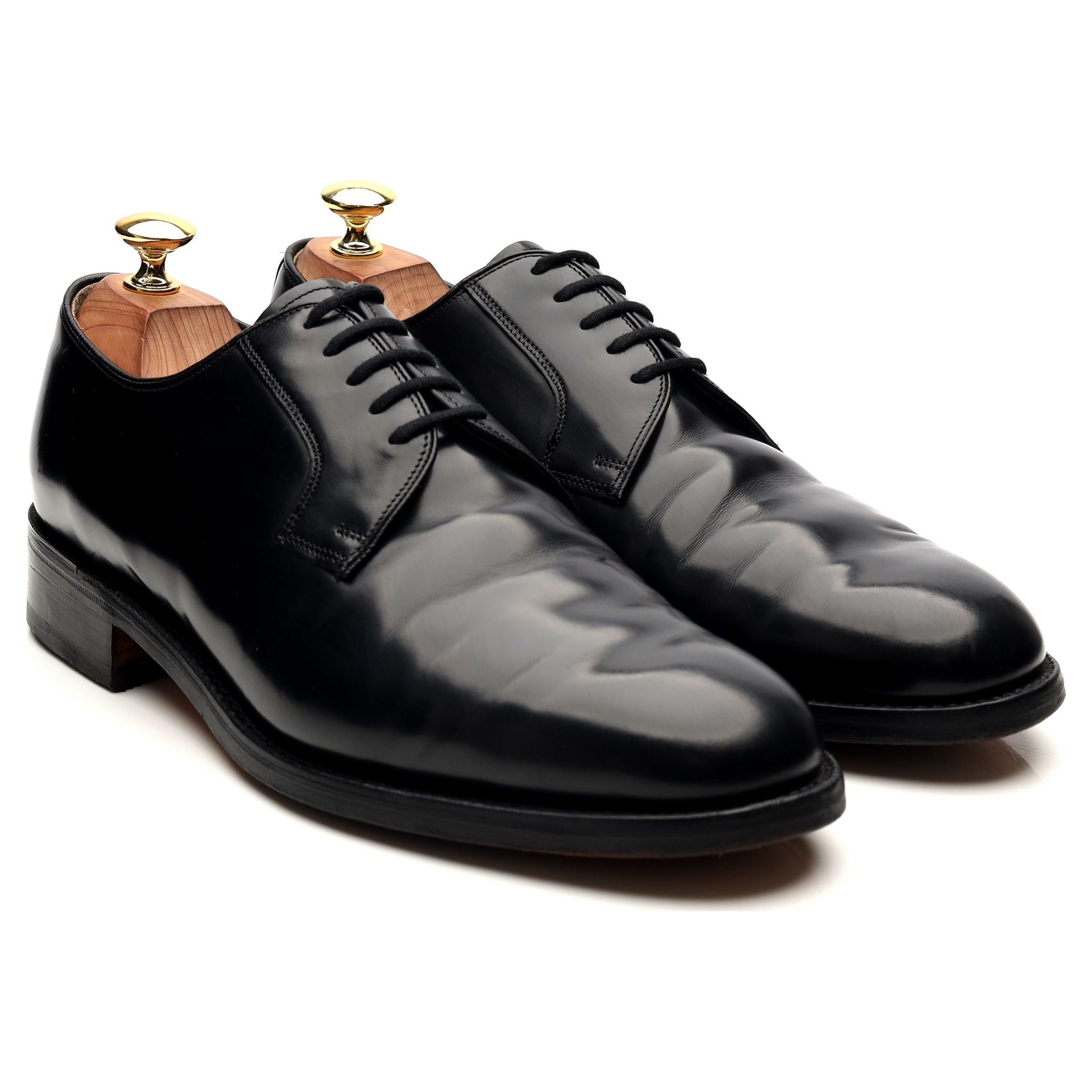 Barker Selwyn derby cuir noir pointure UK 8 semelle cuir