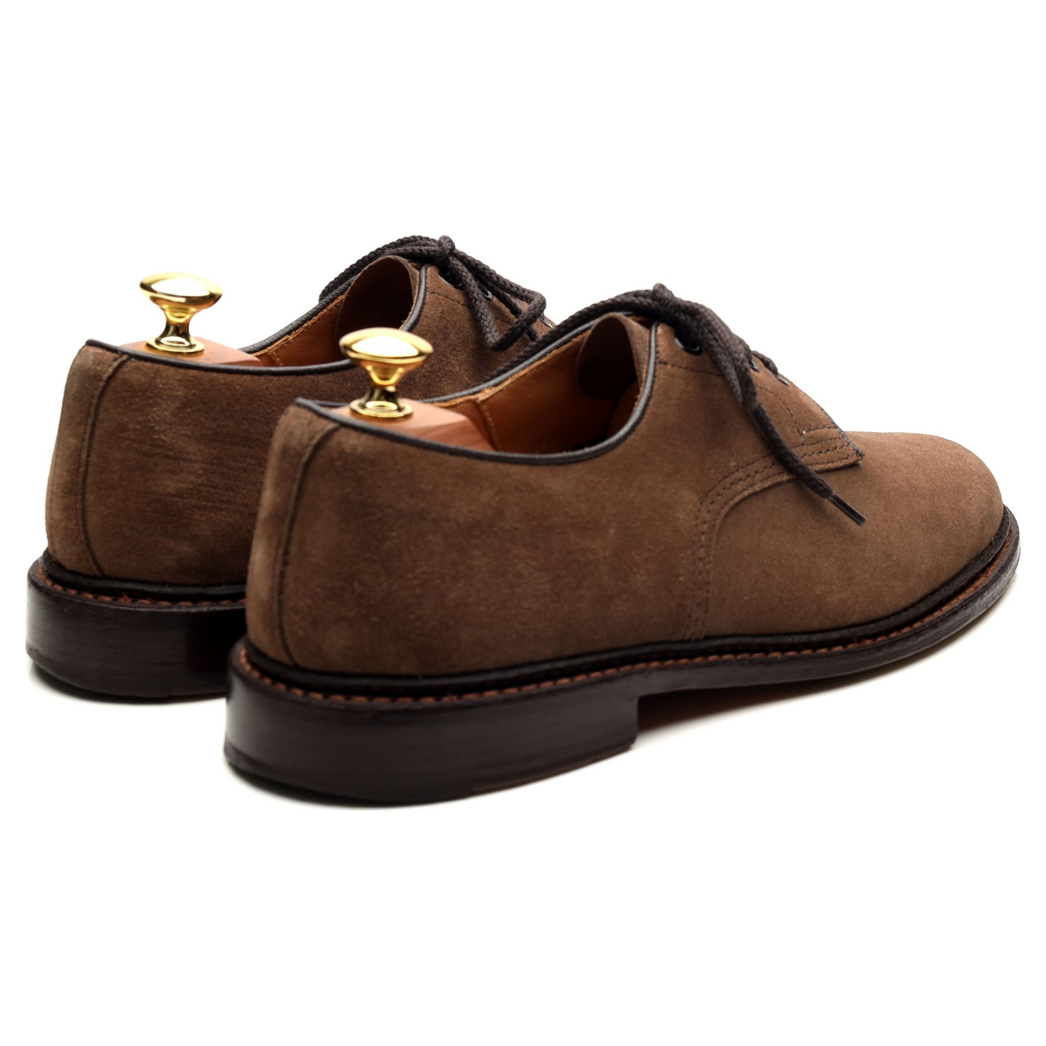 Tricker's Daniel derby daim marron clair UK 8