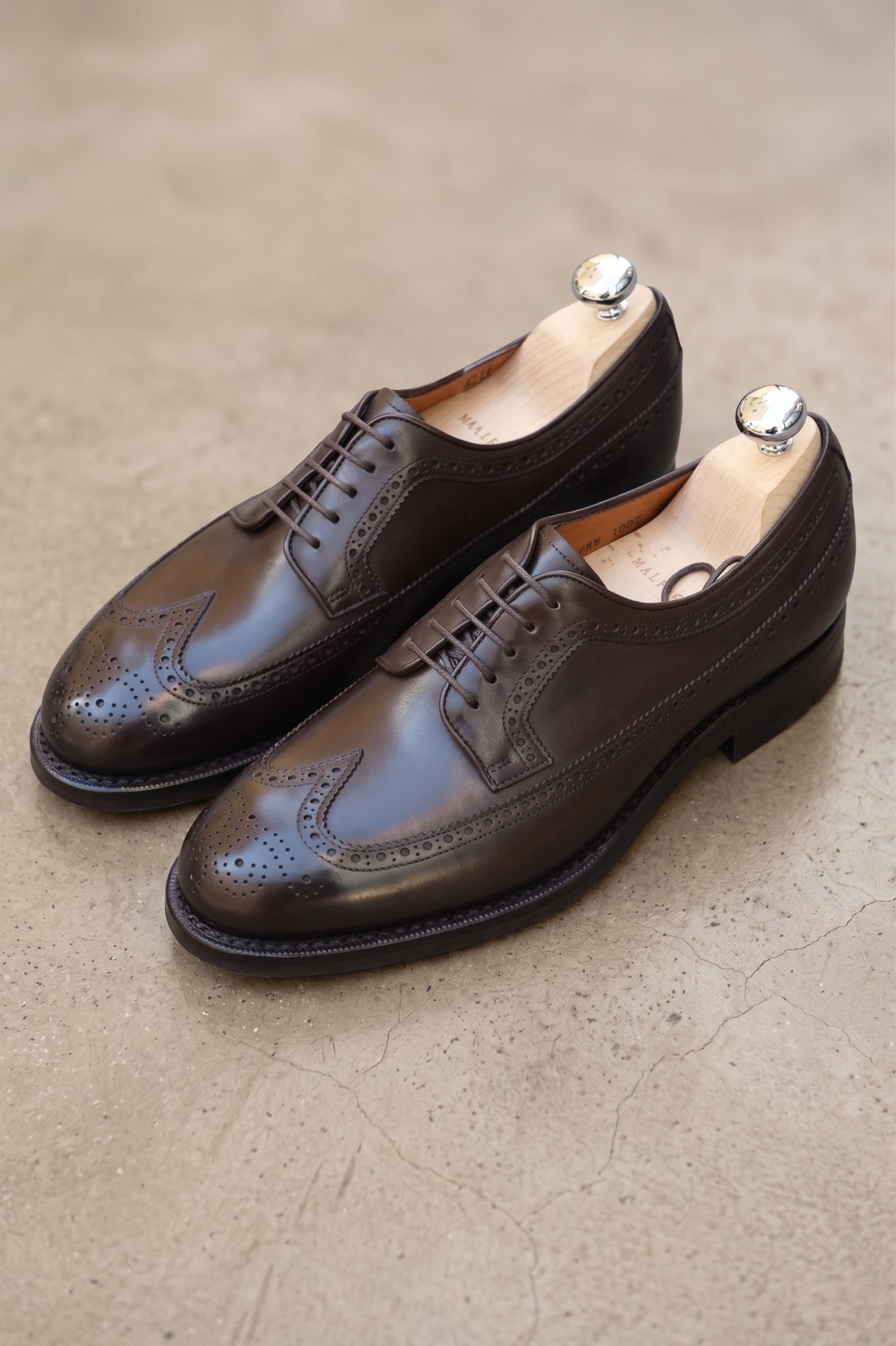 Malfroid Brogue-Master derby box calf