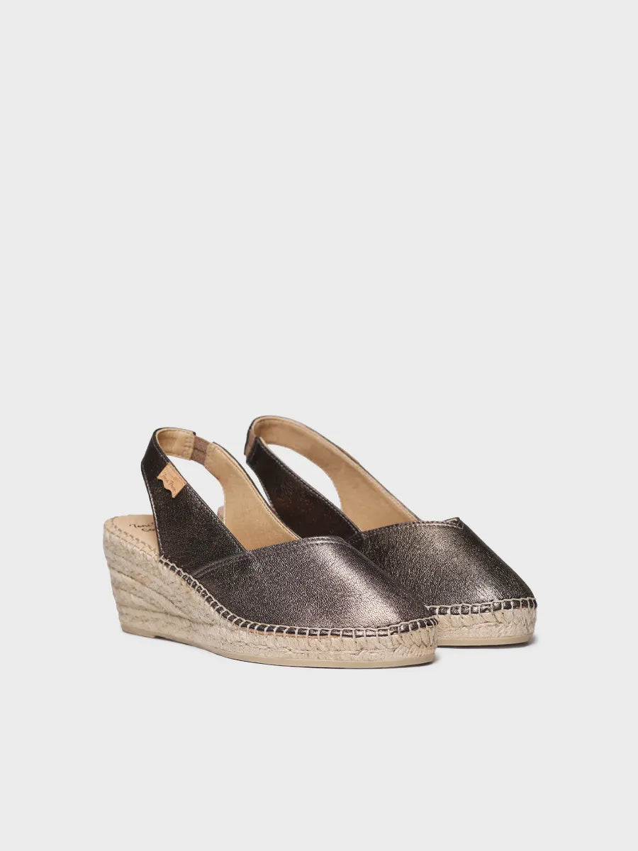 Toni Pons Termal espadrille compensee cuir pied large
