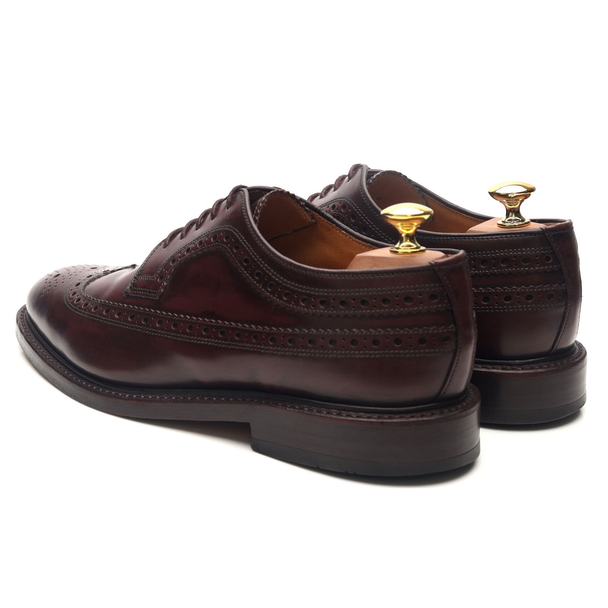 Loake Royal Brogue derby cuir bordeaux 8 poli