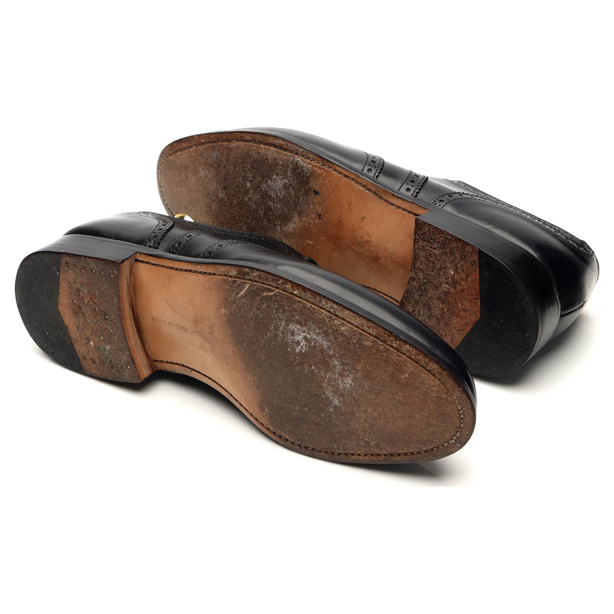 Tricker's Epsom richelieu brogue cuir noir 7 UK