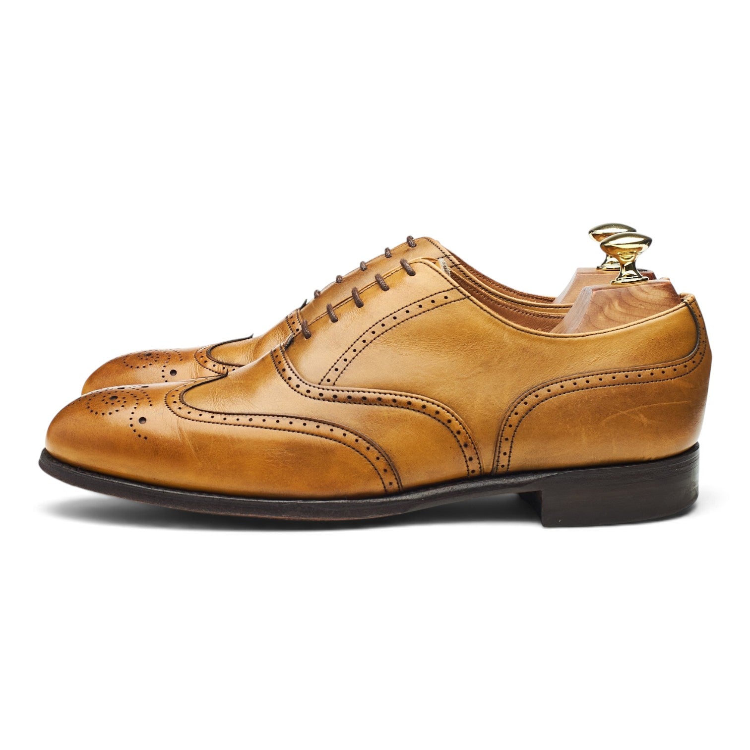 Cheaney oxford cuir marron clair UK 8 brogue